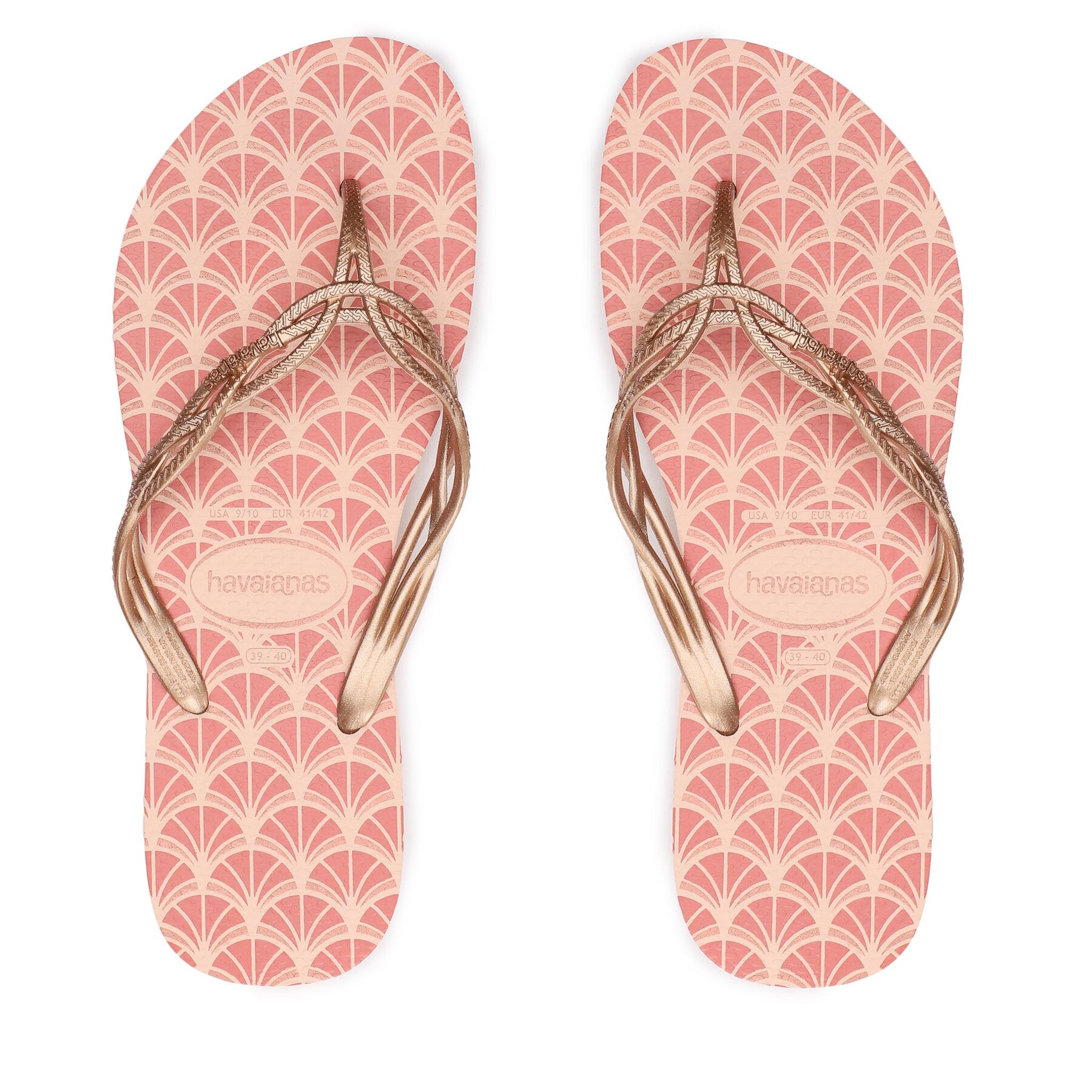 Havaianas Japonki 41454820076 Różowy