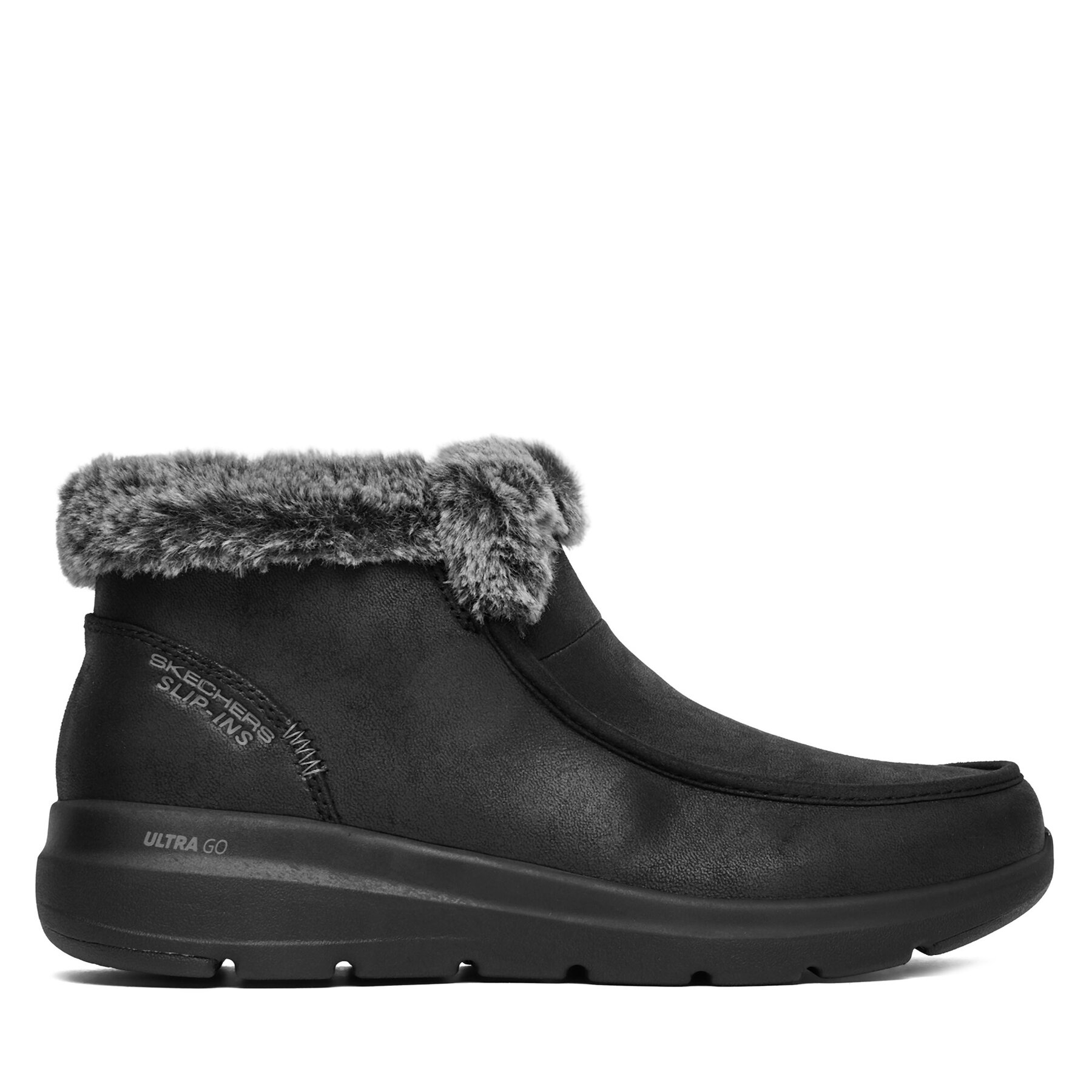 Skechers Botki Glacial Ultra 144221/BBK Czarny