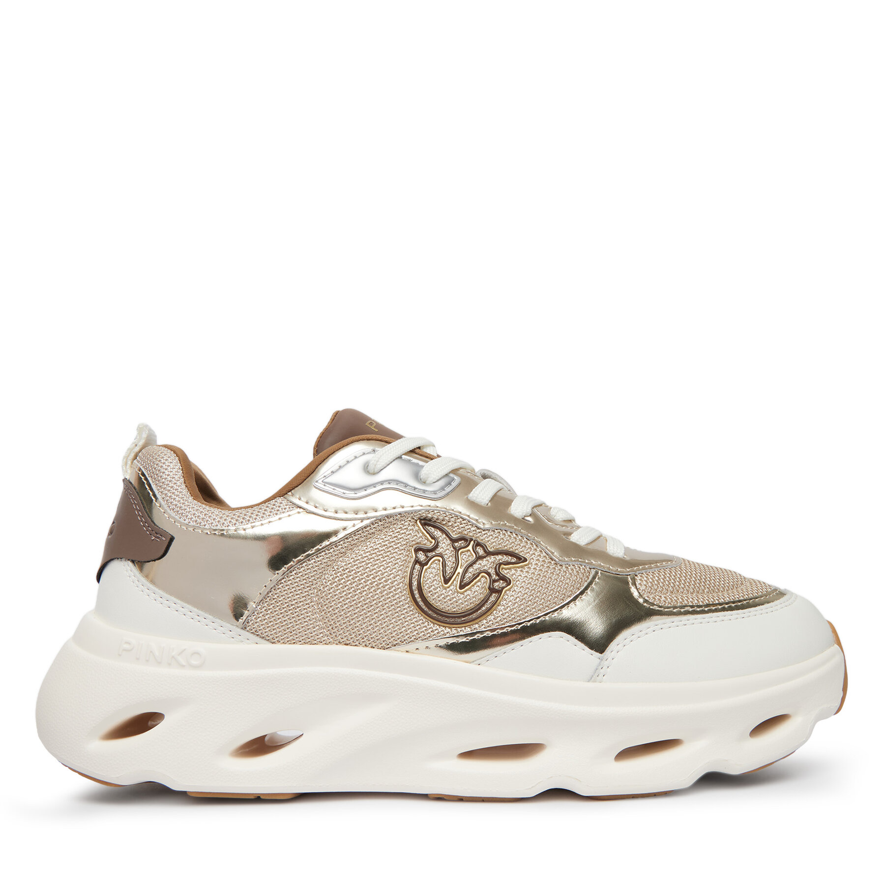 PINKO Sneakersy Pink 09 SS0167 P144 Beżowy