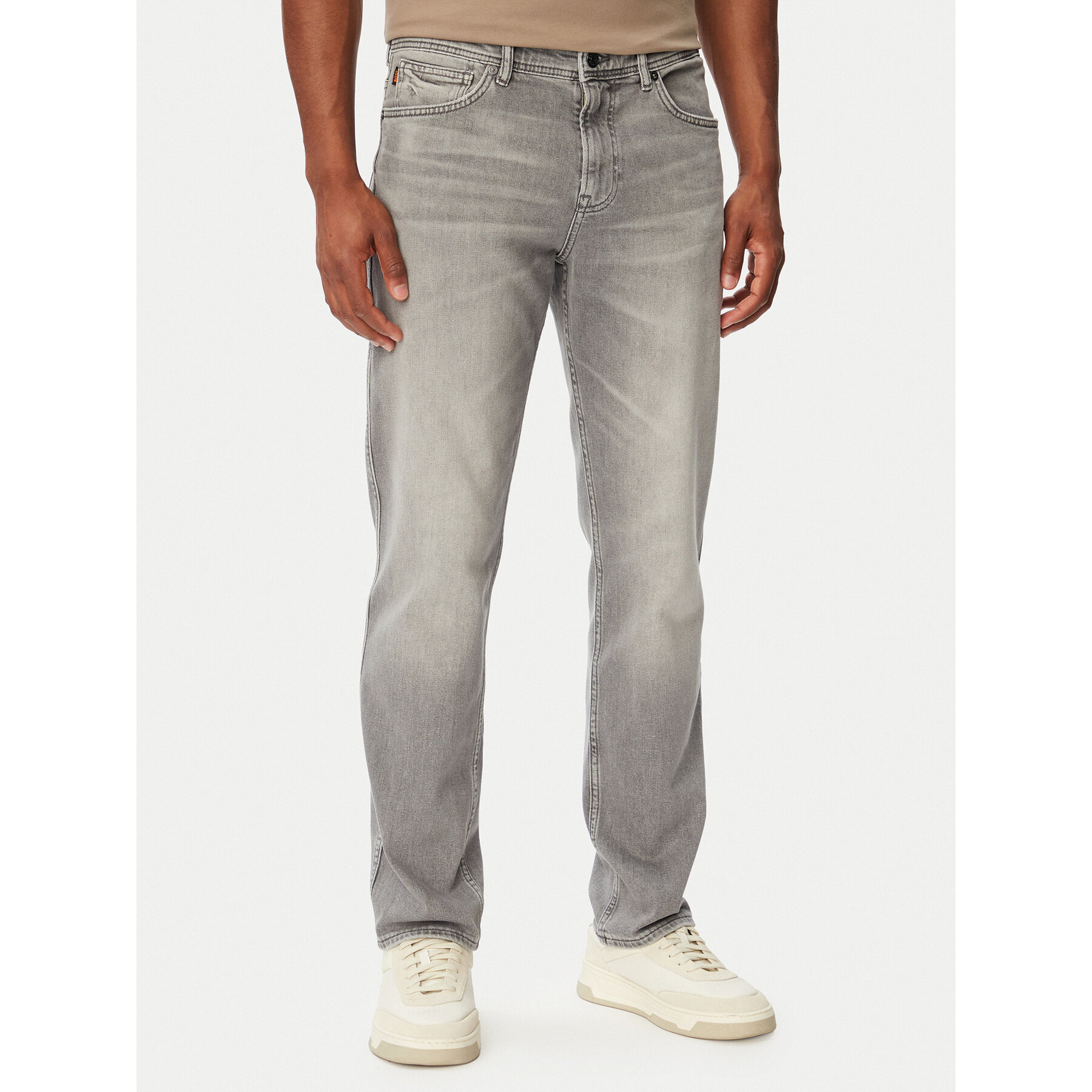 BOSS Jeansy Re Maine Bo 50559911 Szary ciemny Regular Fit