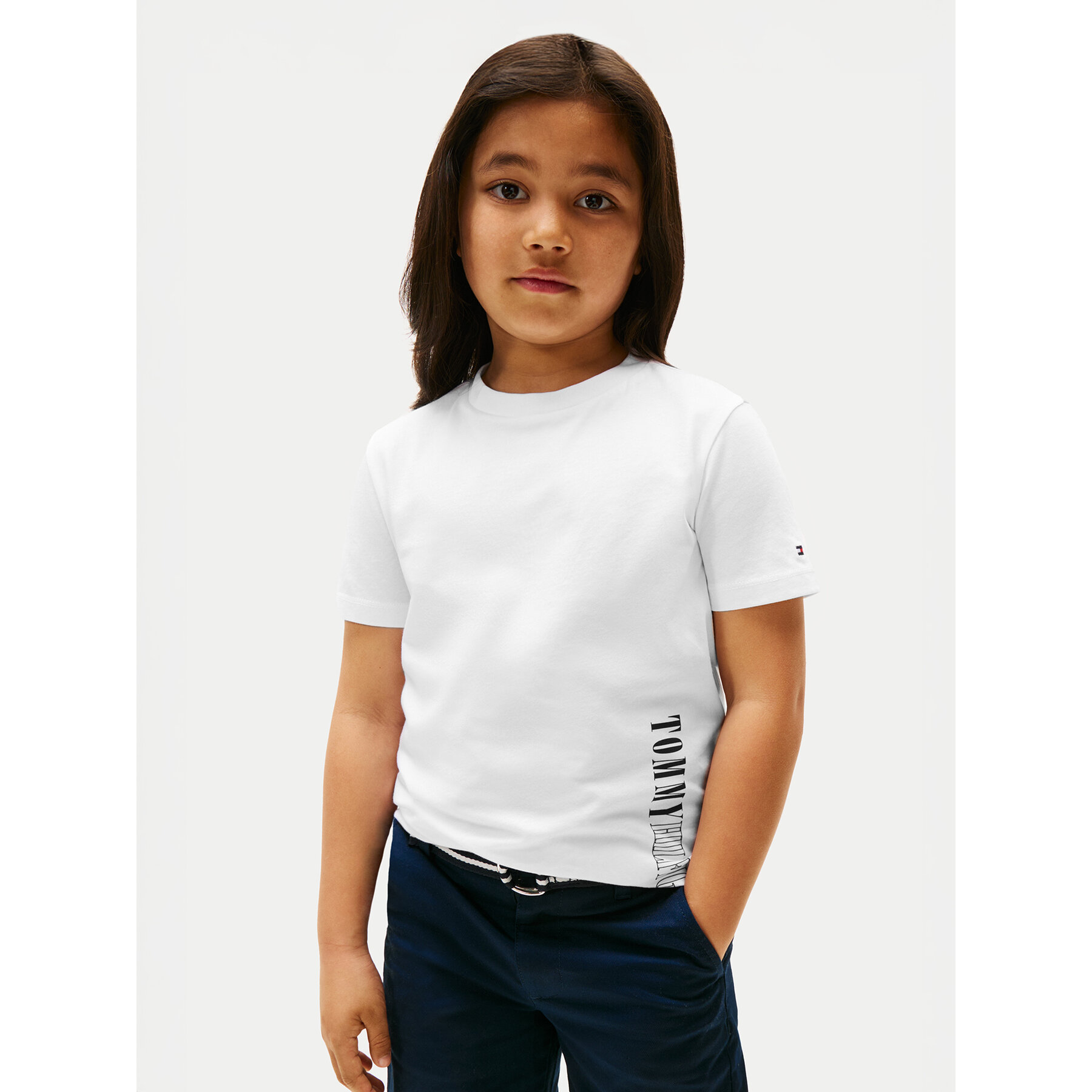 Tommy Hilfiger T-Shirt Graphic KB0KB09870 Biały Regular Fit