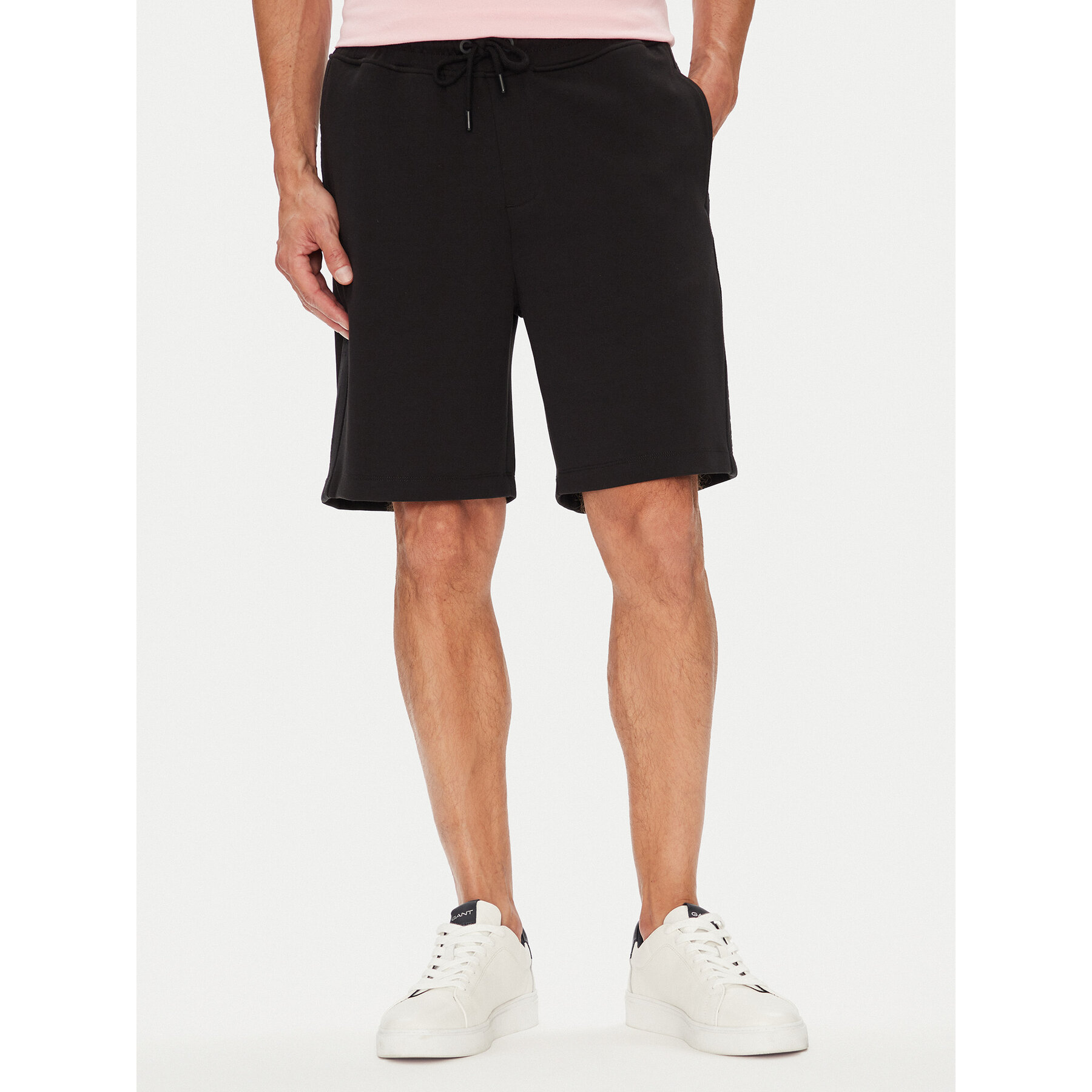 Gant Szorty sportowe 2825122T Czarny Regular Fit