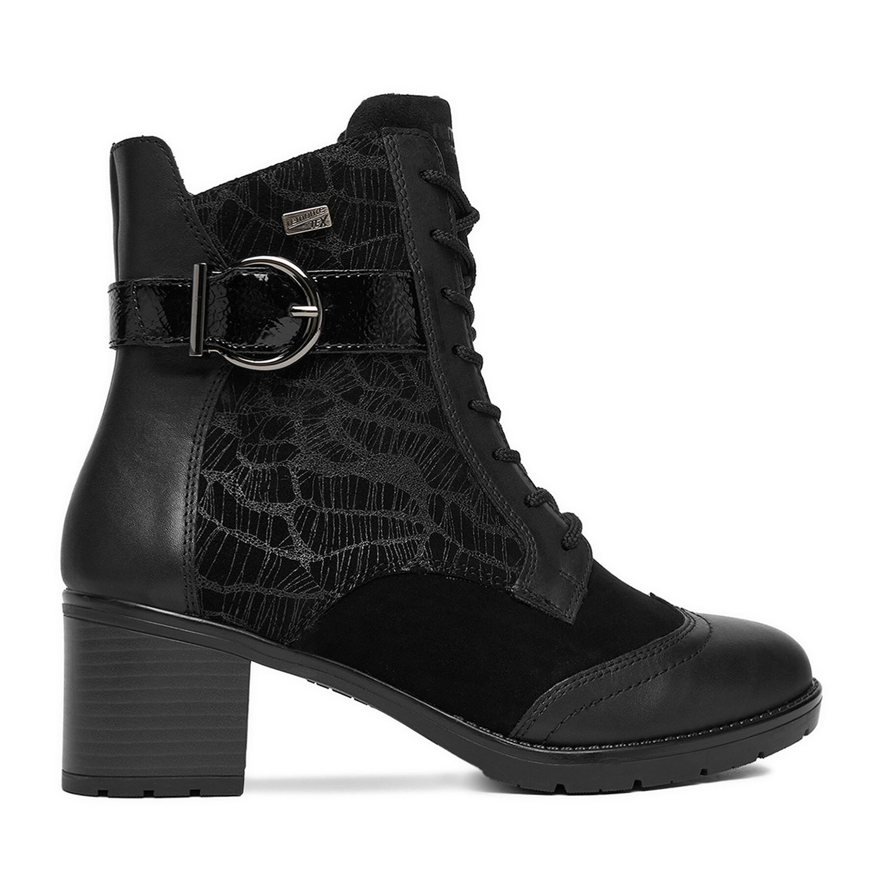 Remonte Trzewiki D2A77-02 Czarny