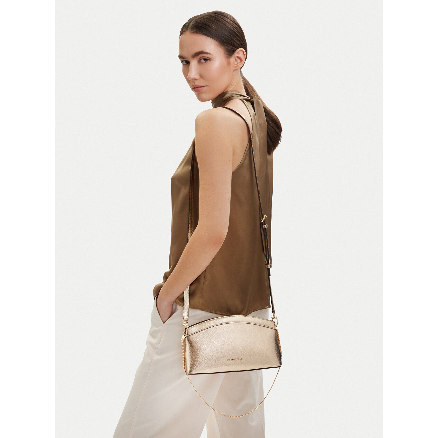 MICHAEL Michael Kors Torebka 30S6G13C5M Złoty