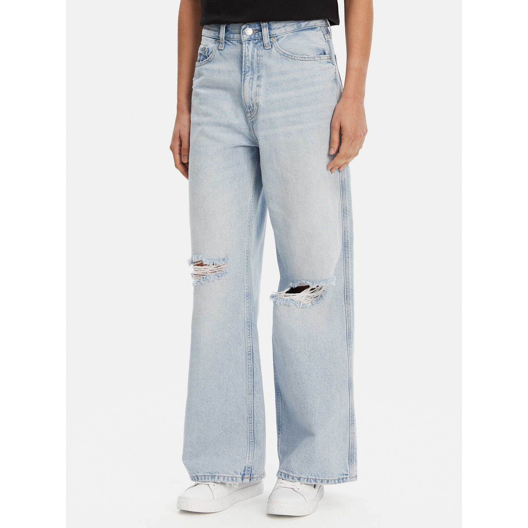 Tommy Jeans Jeansy Claire DW0DW21281 Niebieski Wide Leg