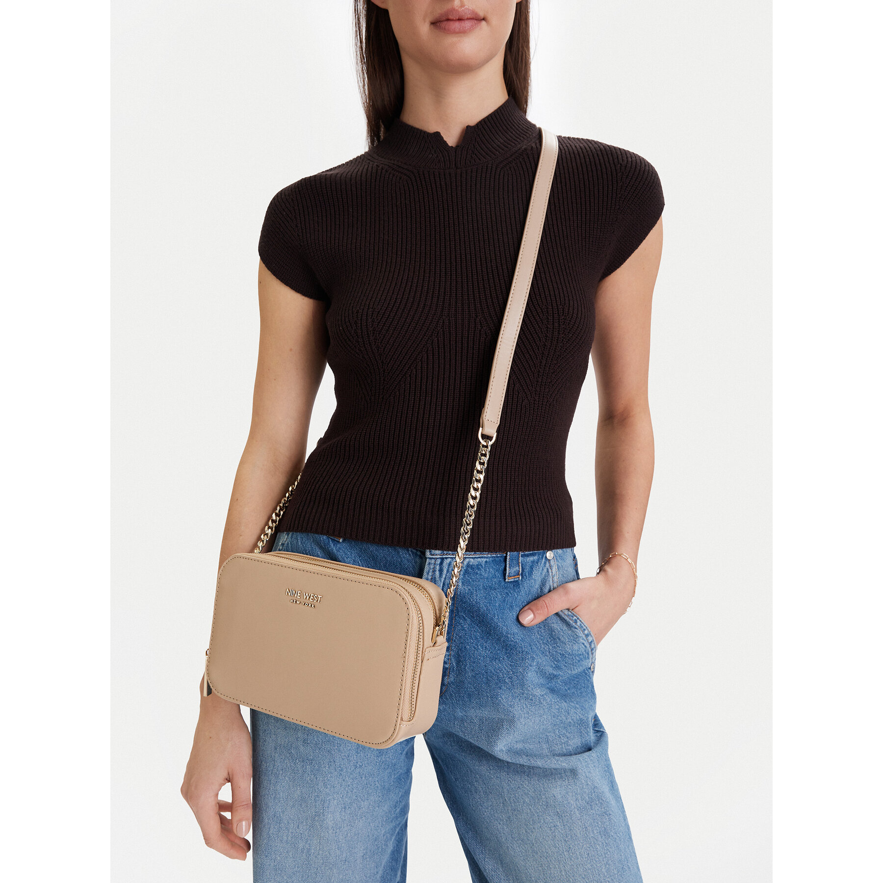 Nine West Torebka CEO-Myra-KY256 Beżowy