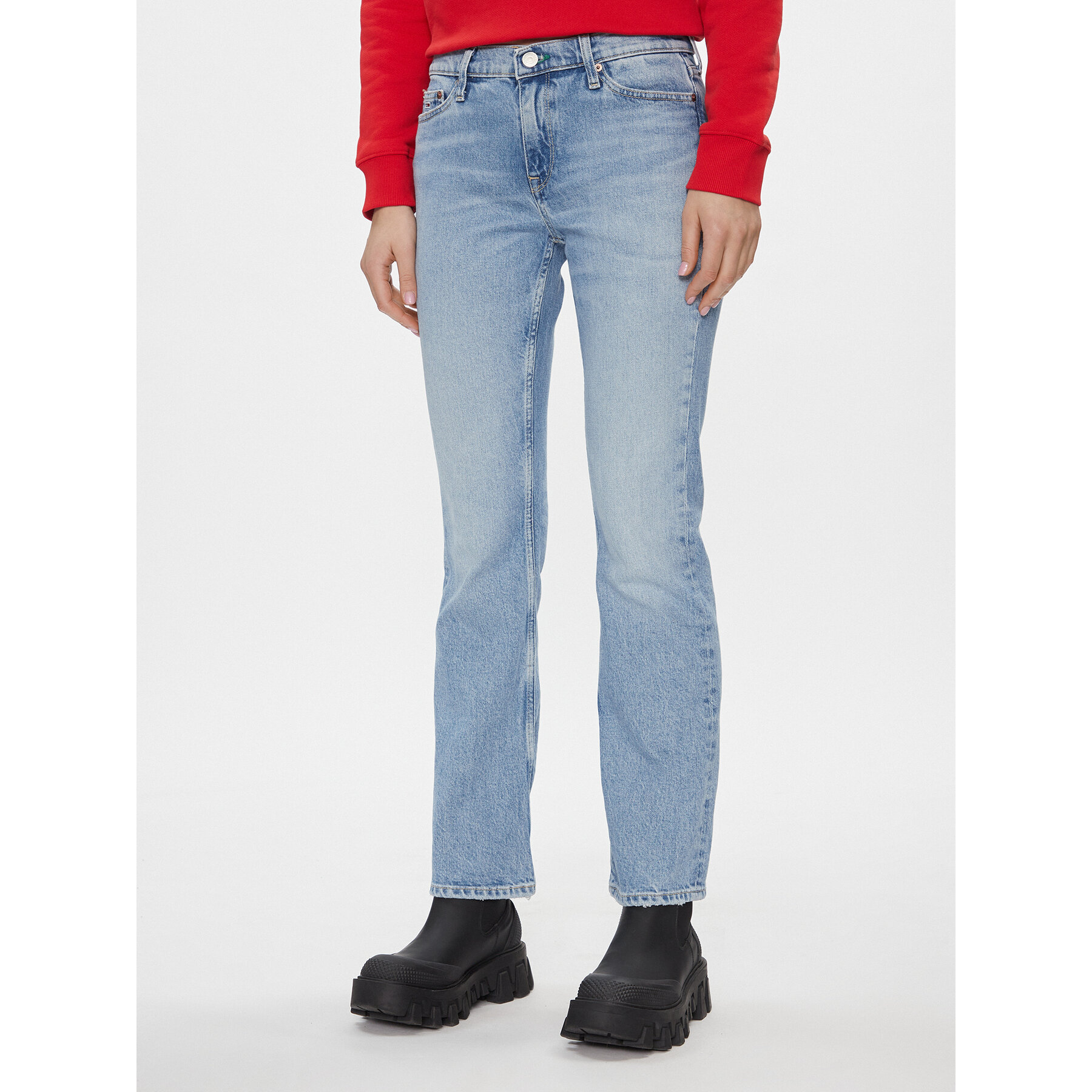 Tommy Jeans Jeansy Maddie Md Bc Ah6114 DW0DW17274 Niebieski Slim Fit