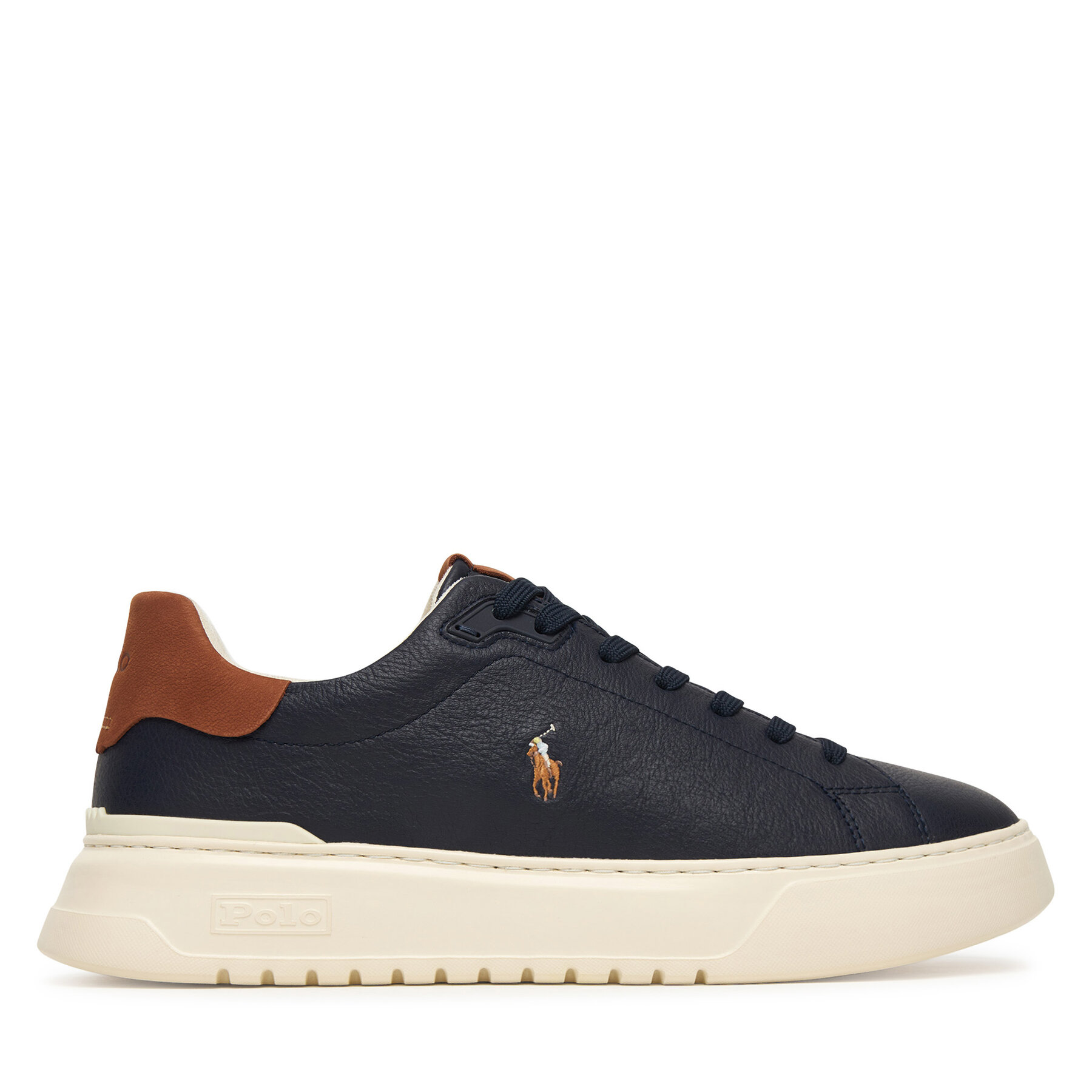 Polo Ralph Lauren Sneakersy 809P07170002 Granatowy