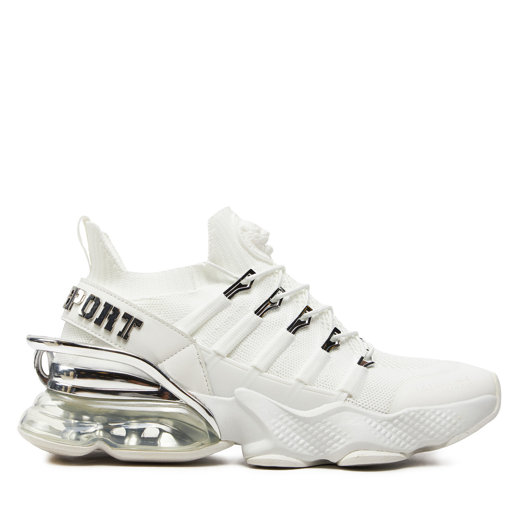 Plein Sport Sneakersy SADS USC0518 STE003N Biały