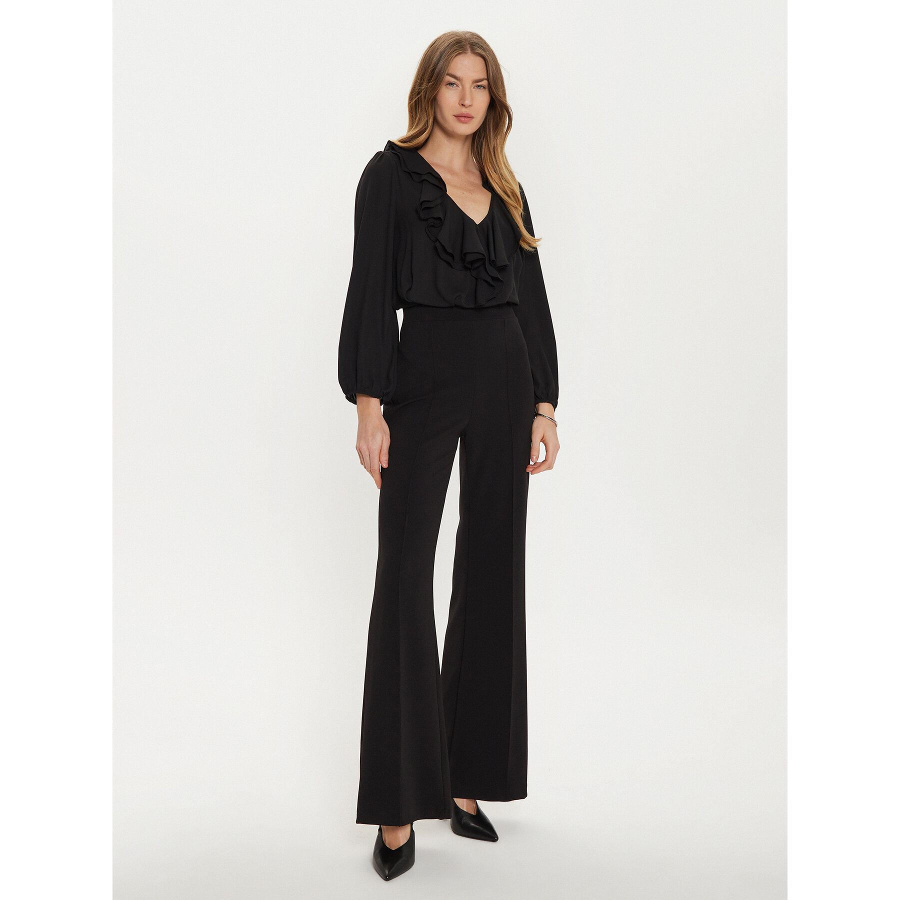 Rinascimento Kombinezon CFC0019709002 Czarny Regular Fit