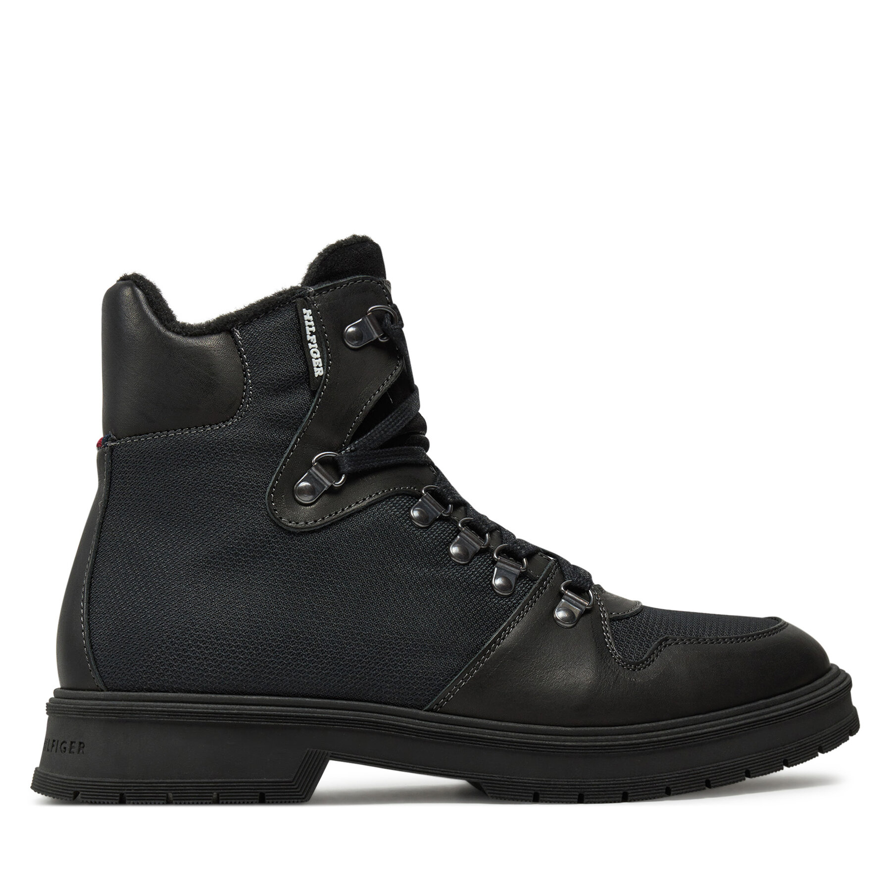 Tommy Hilfiger Trzewiki Hilfiger Warm Cordura Mix Boot FM0FM05180 Czarny