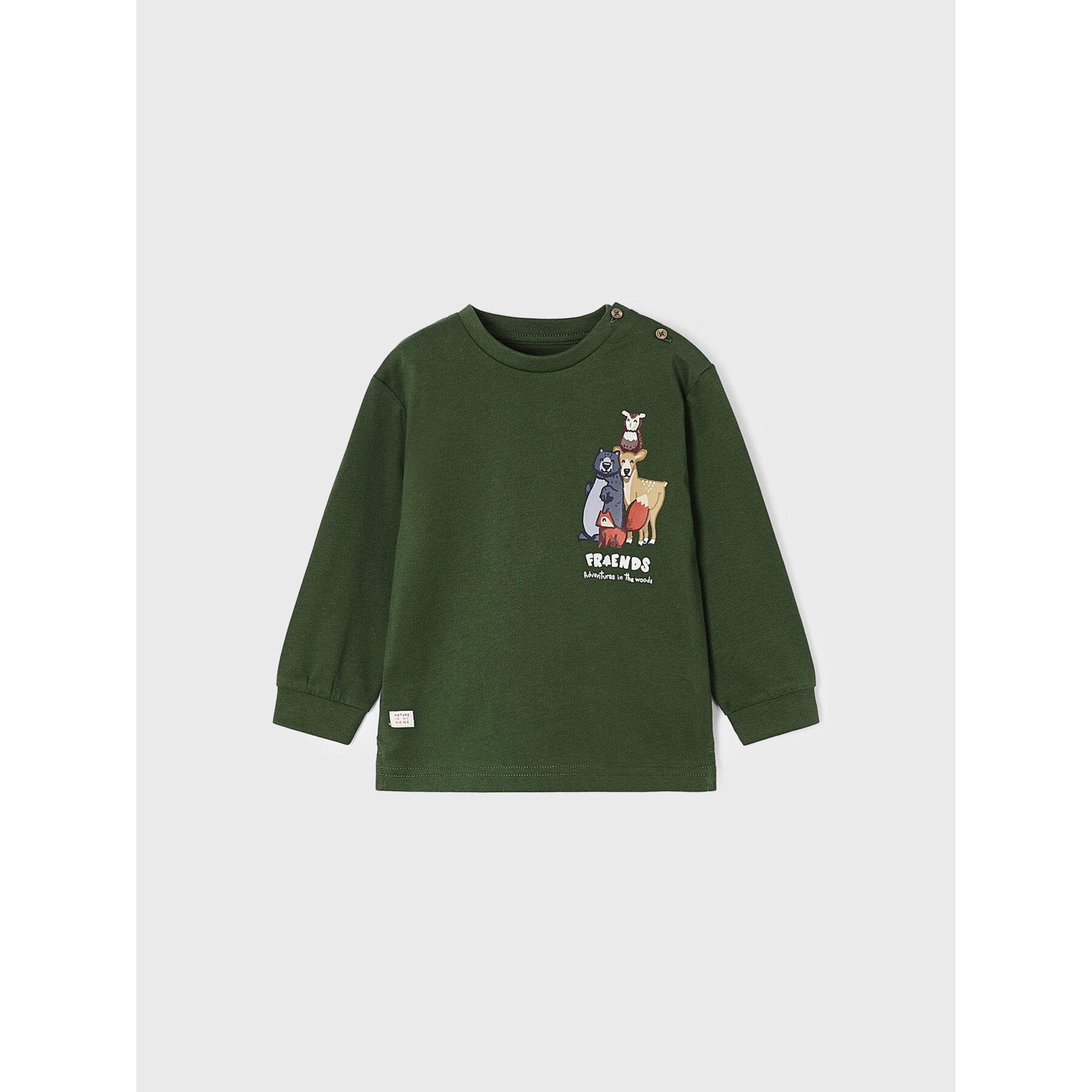 Mayoral Bluzka 2010 Zielony Regular Fit