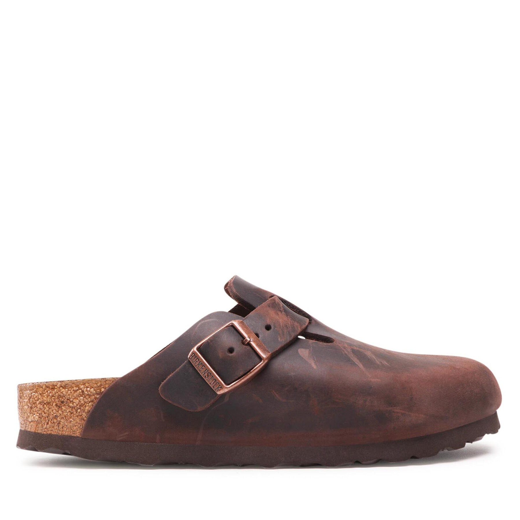 Birkenstock Klapki Boston Bs 860133 Brązowy