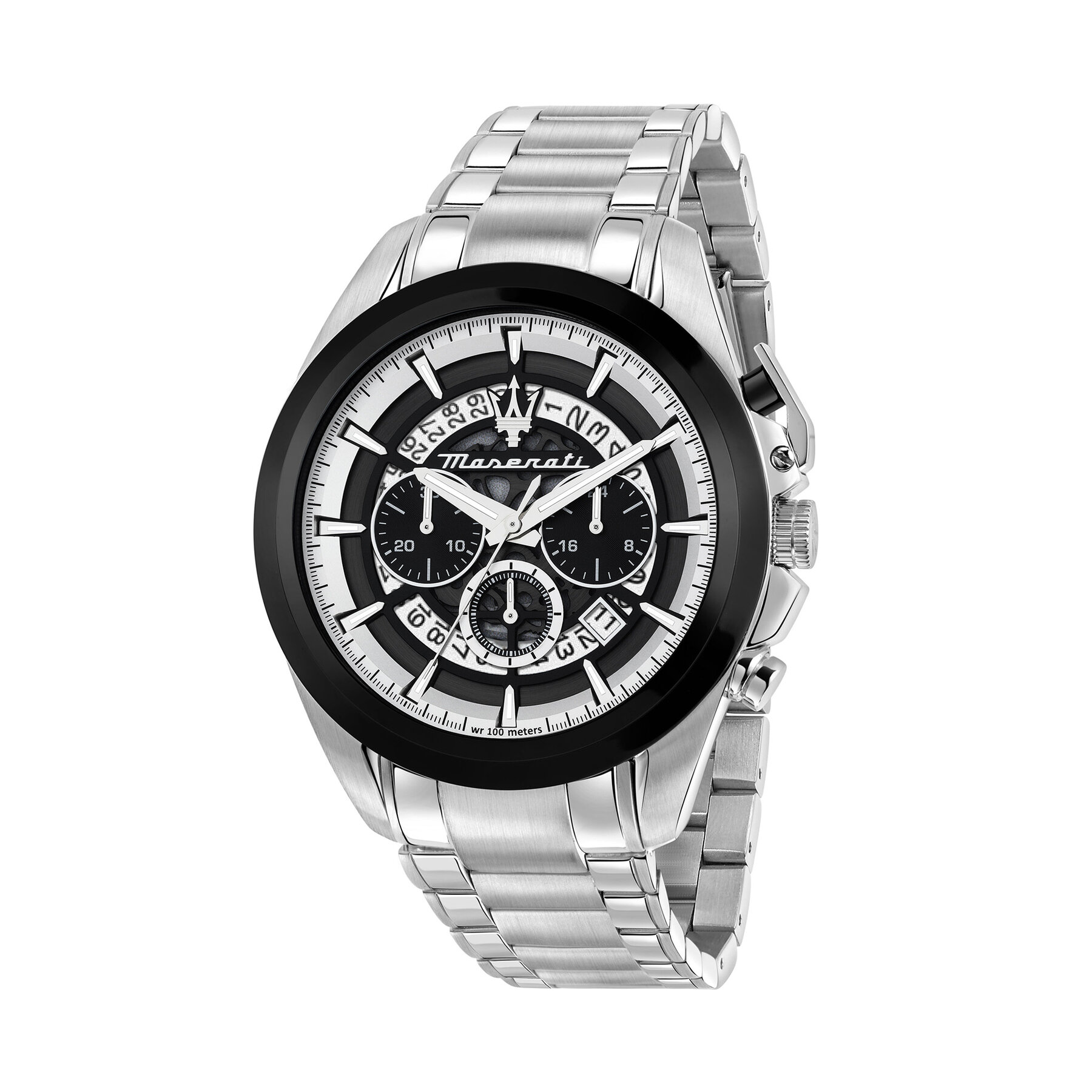 Maserati Zegarek R8873612059 Srebrny