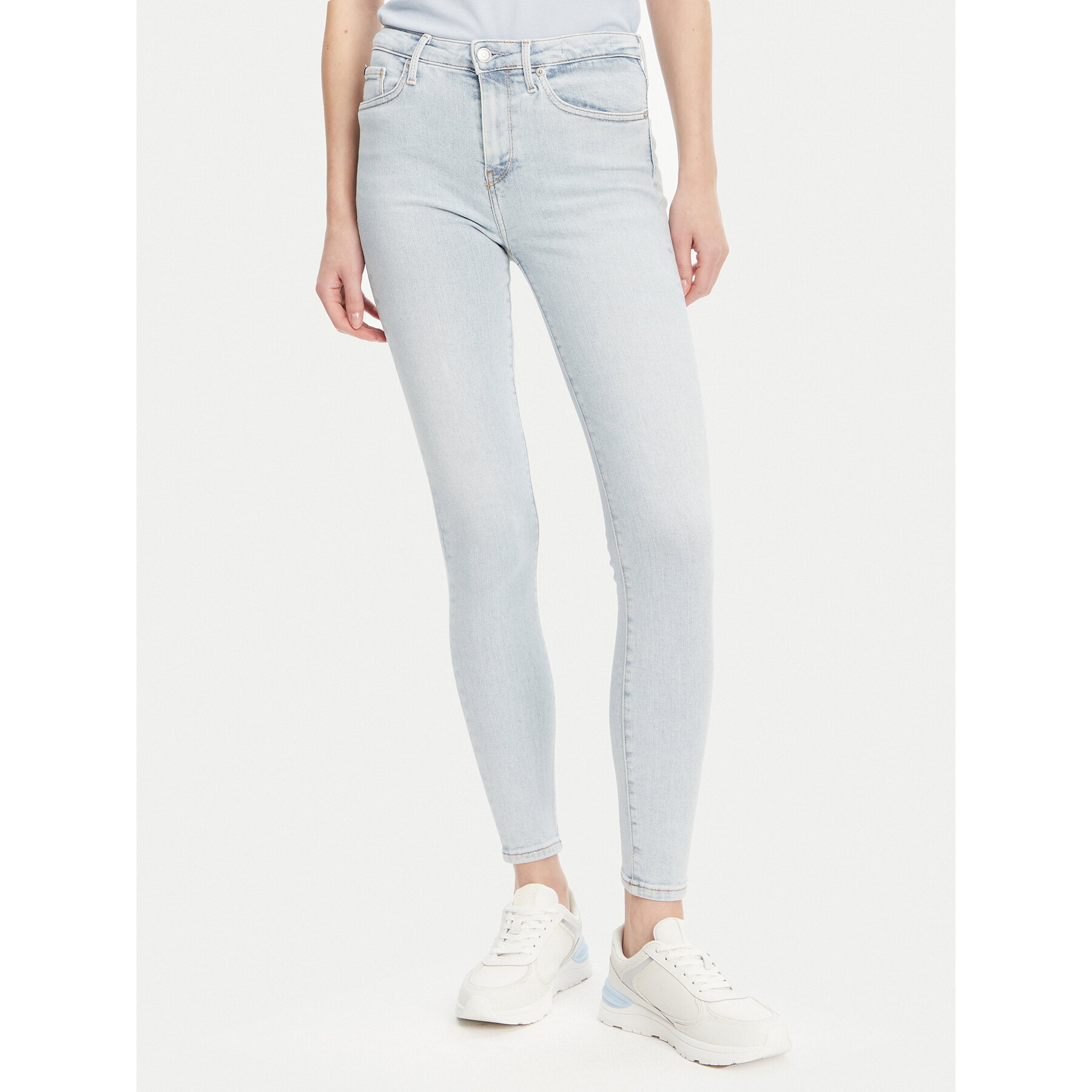 Tommy Hilfiger Jeansy Como WW0WW44369 Niebieski Skinny Fit
