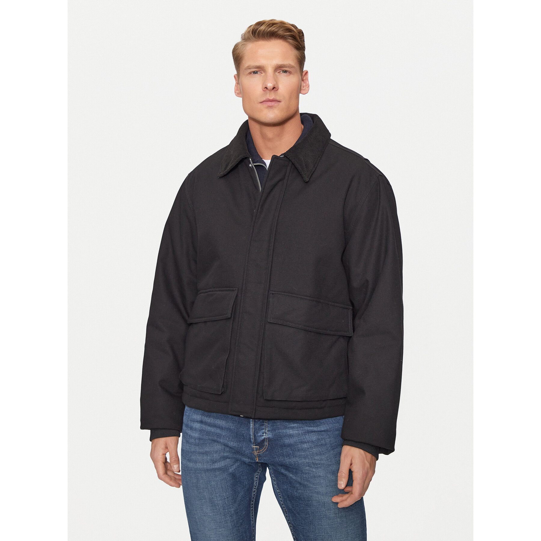 Jack & Jones Kurtka przejściowa Brooklyn 12261818 Czarny Regular Fit