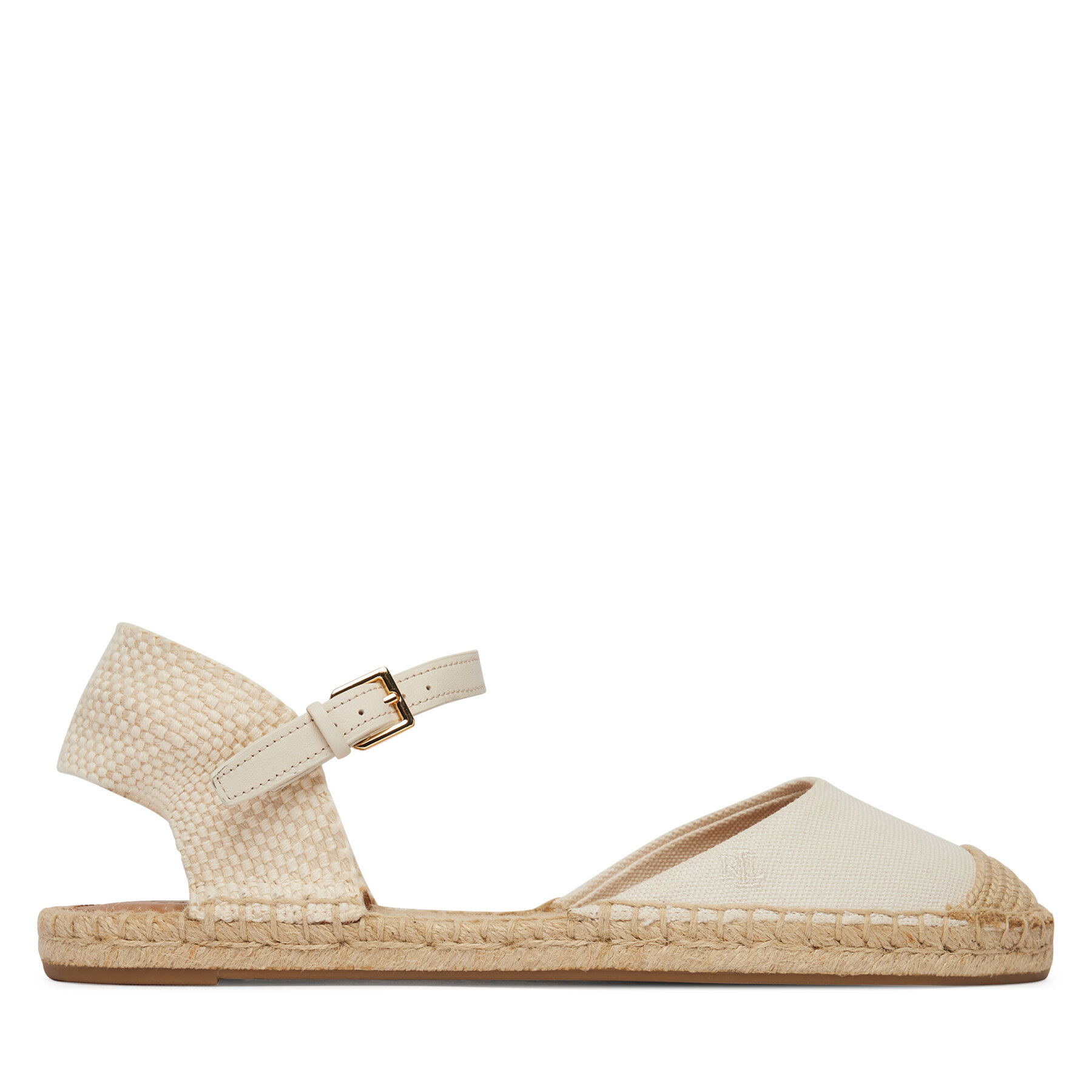 LAUREN RALPH LAUREN Espadryle 802982888003 Biały