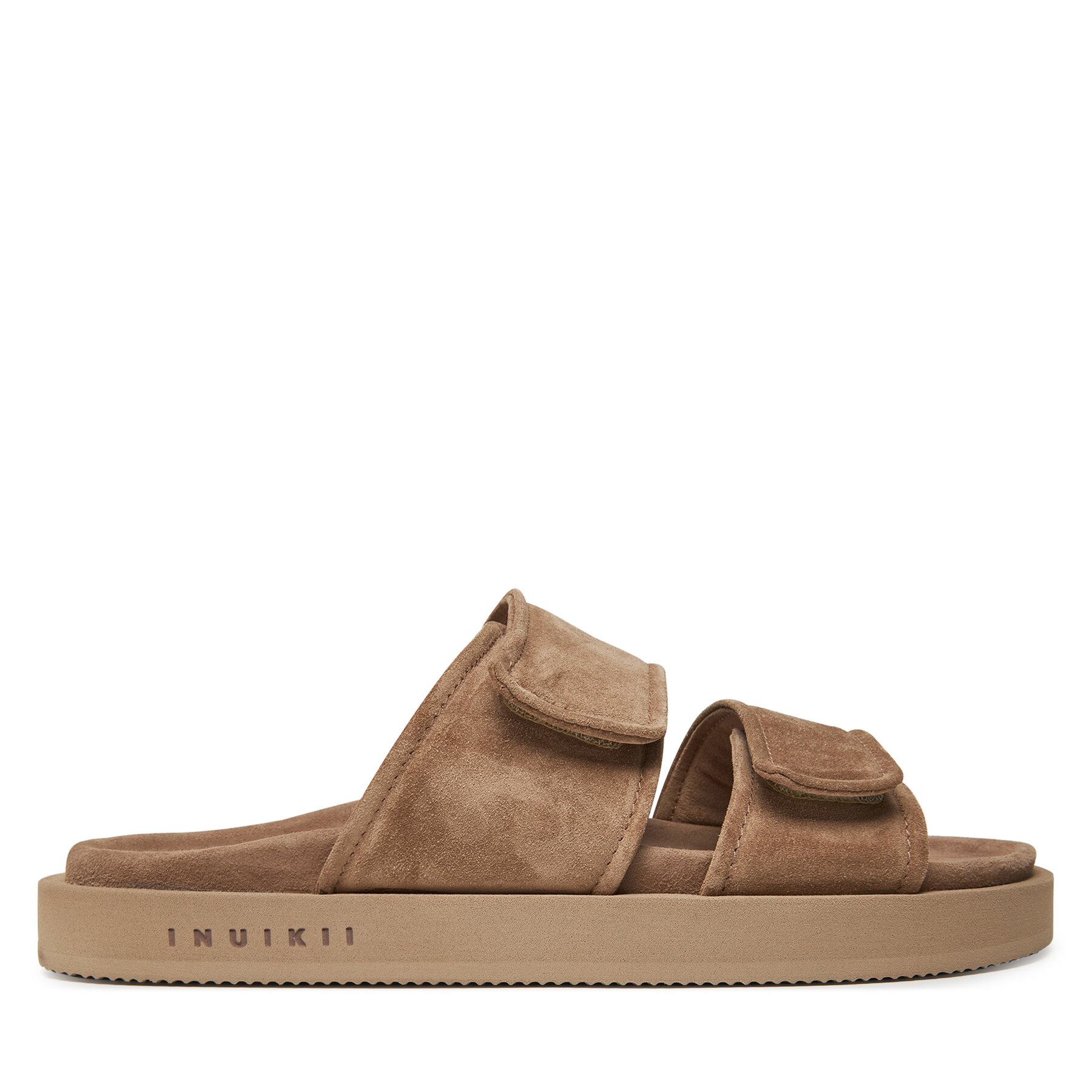 Inuikii Klapki Suede Double Band 50102-510 Beżowy
