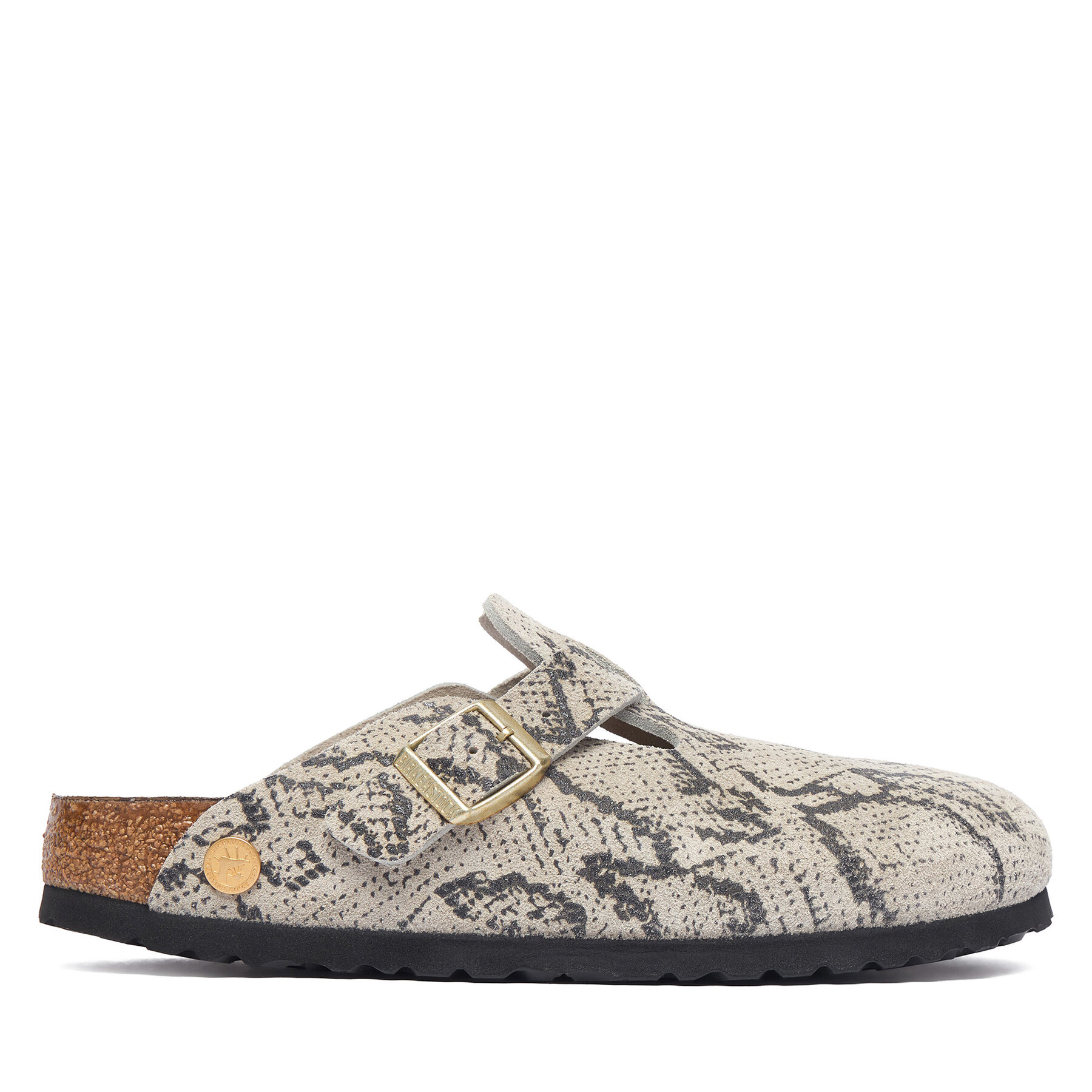 Birkenstock Klapki Boston 1033086 Kremowy