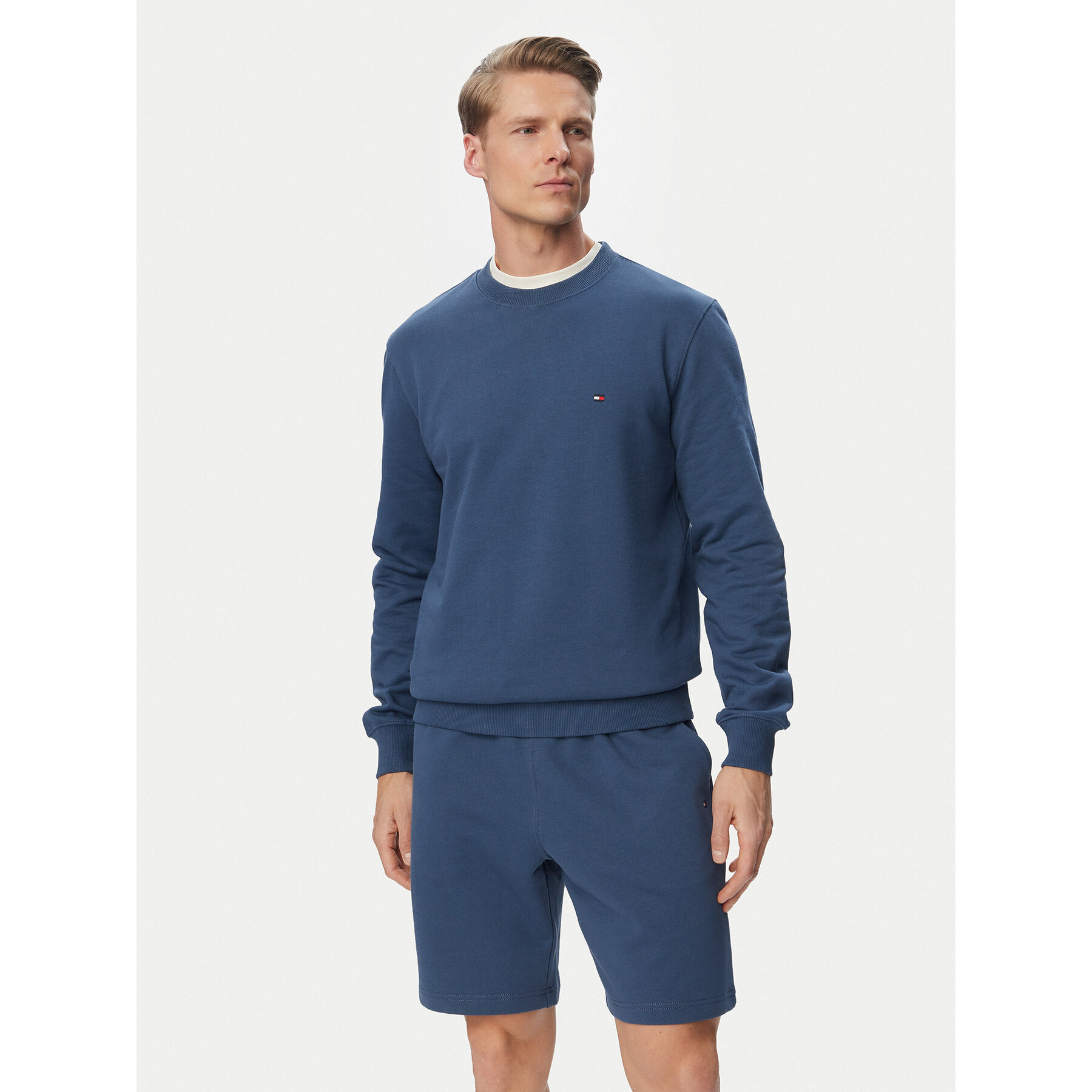 Tommy Hilfiger Bluza MW0MW37237 Niebieski Regular Fit