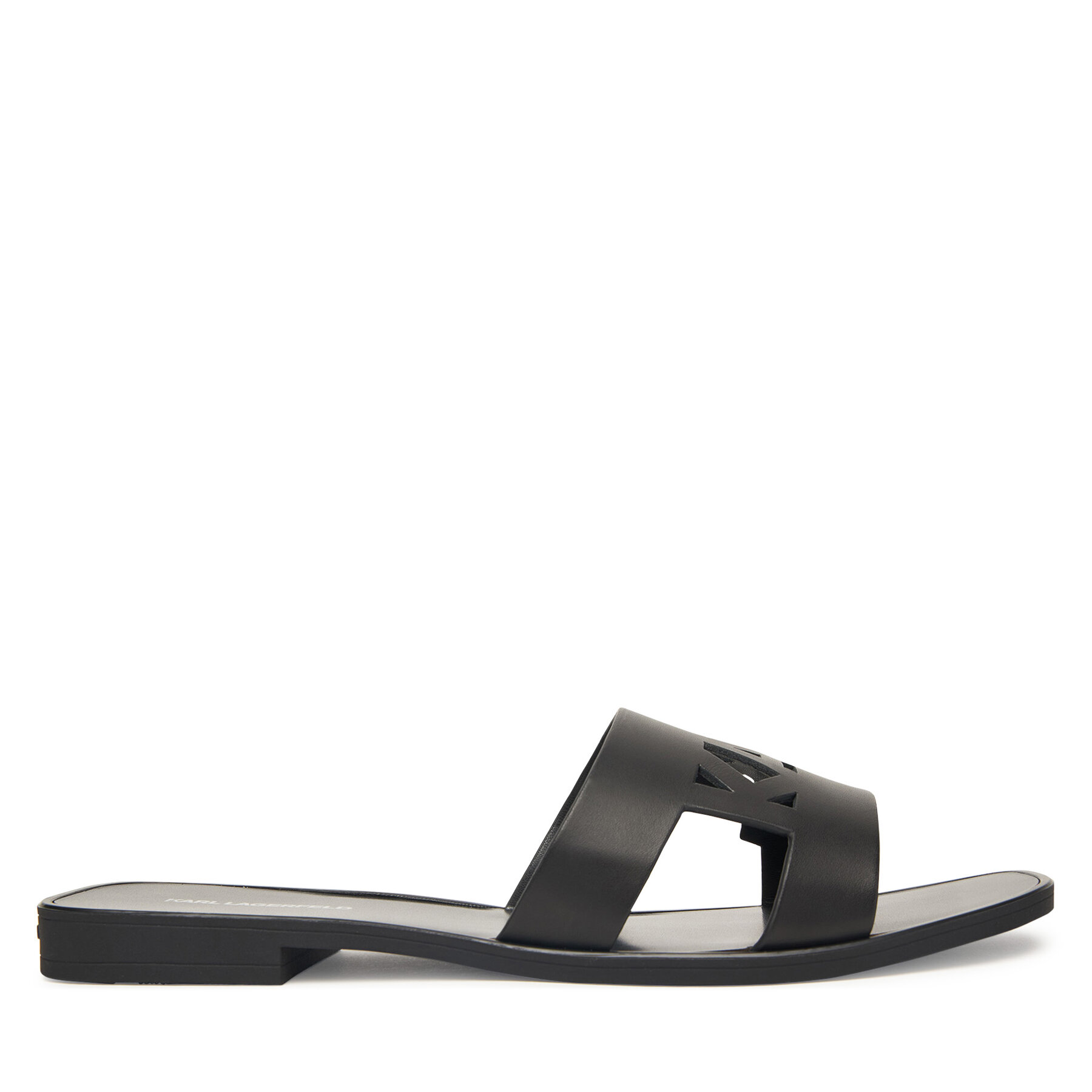 KARL LAGERFELD Klapki Skoot III KL80405C Czarny