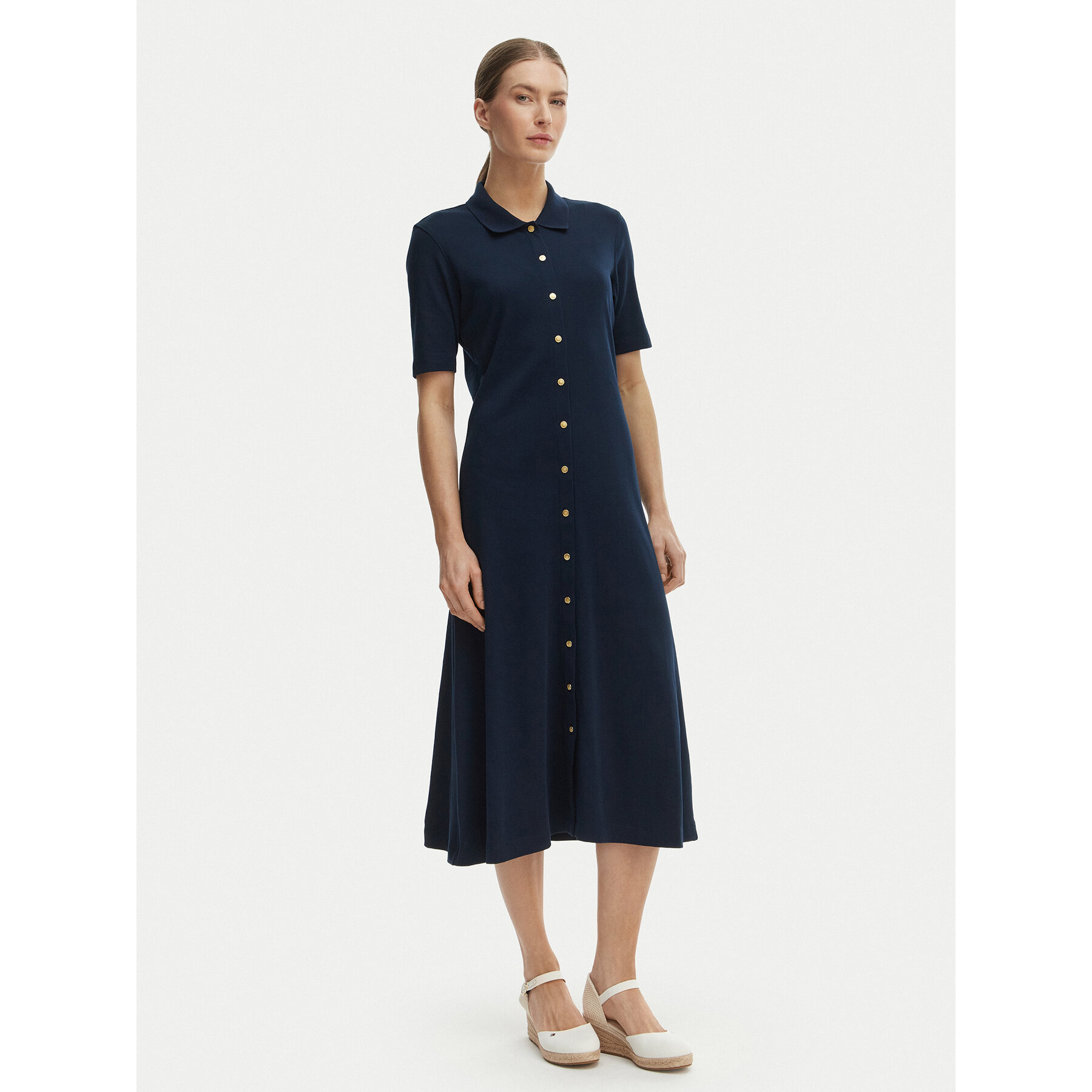 Tommy Hilfiger Sukienka codzienna WW0WW48776 Niebieski Regular Fit