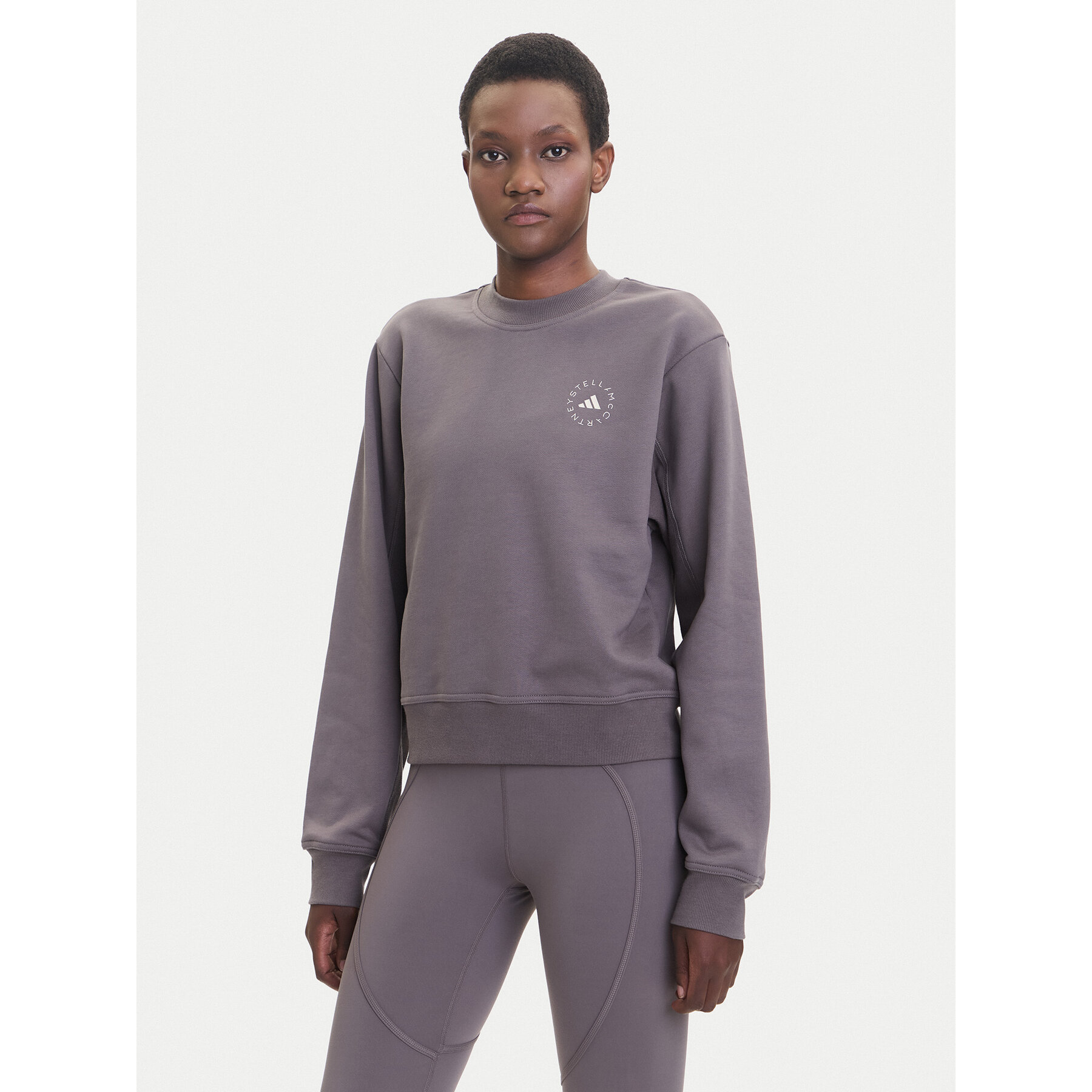 adidas by Stella McCartney Bluza JW4692 Szary Regular Fit