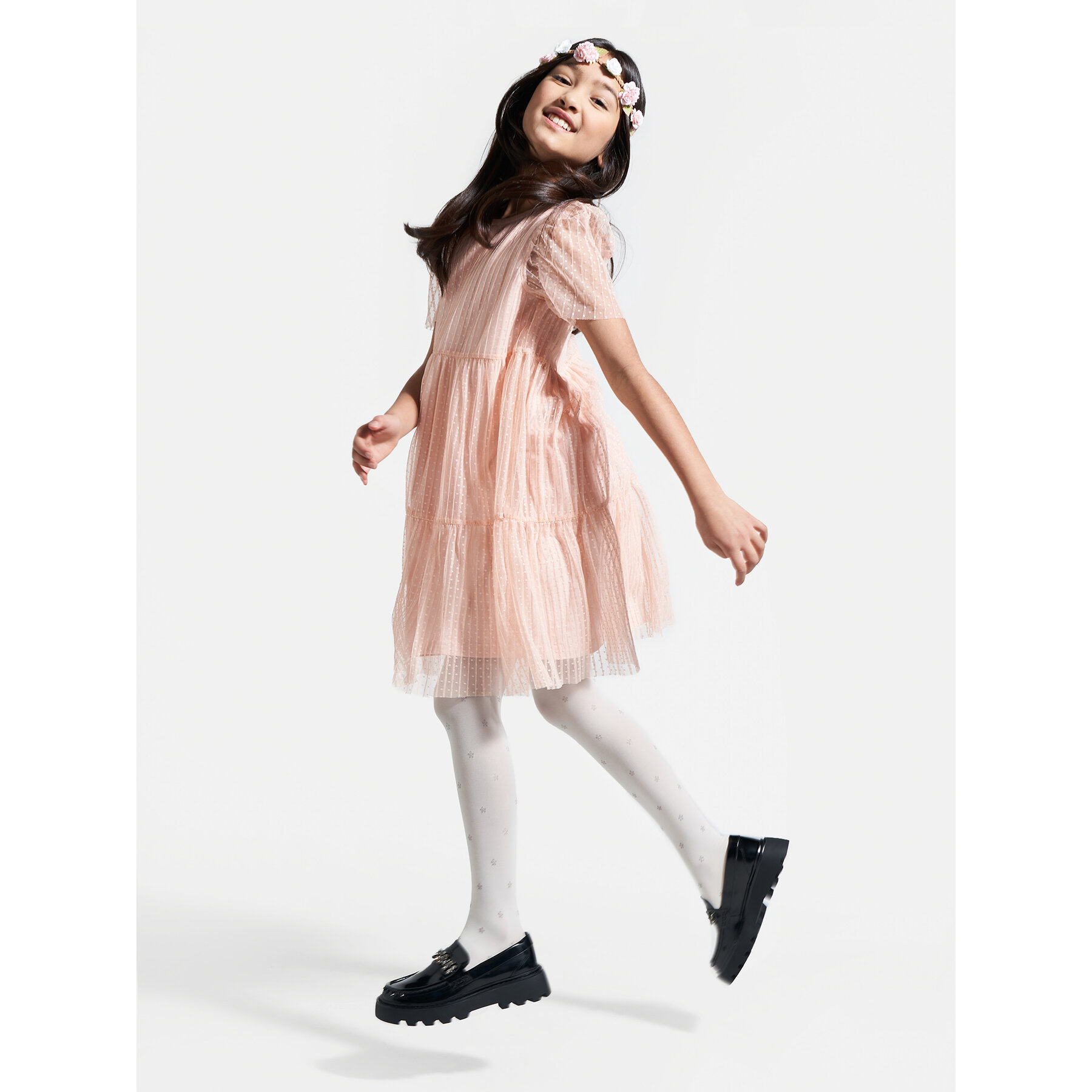 Coccodrillo Sukienka letnia WC4128203EJG Różowy Regular Fit