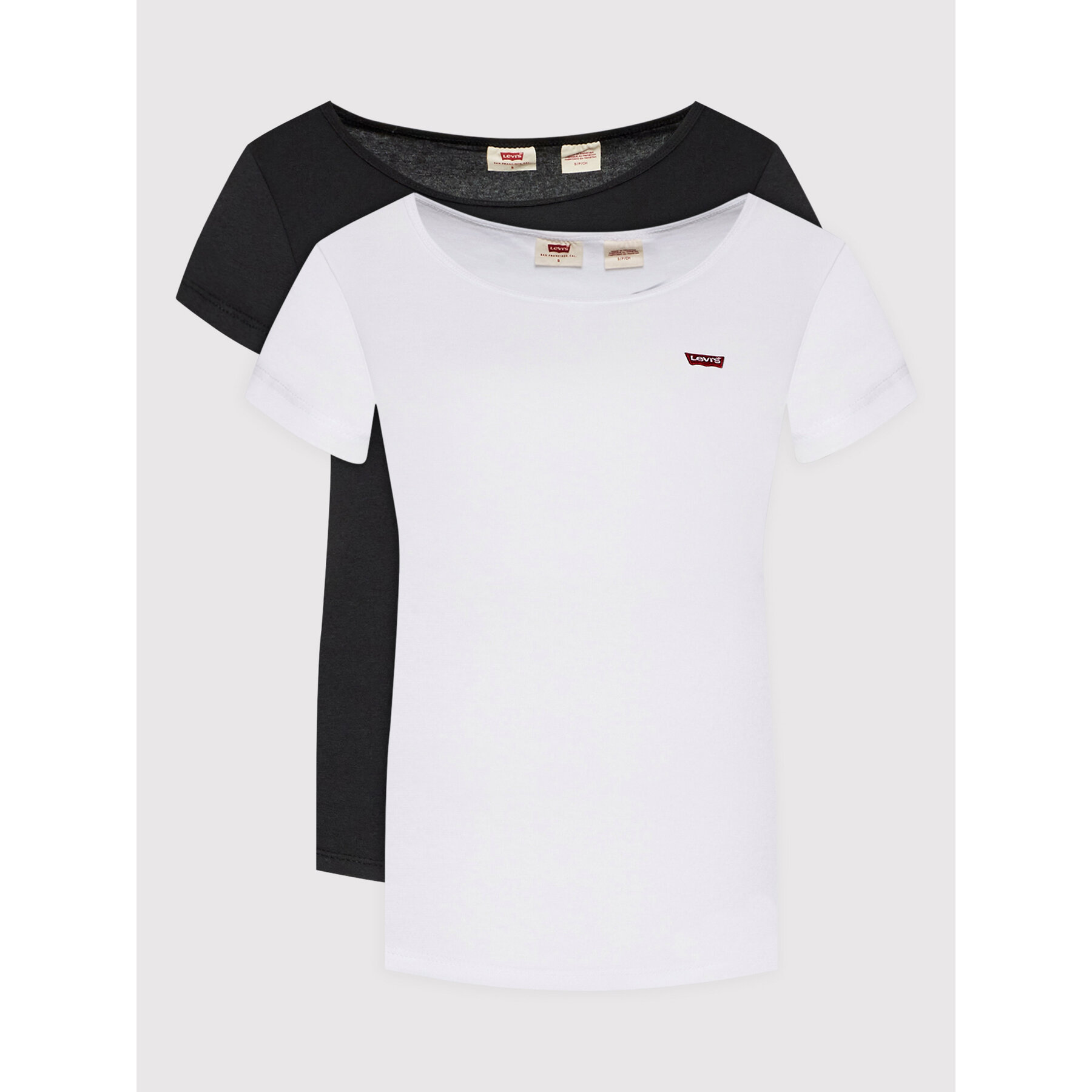 Levi's® Komplet t-shirtów Perfect 74856-0000 Kolorowy Slim Fit
