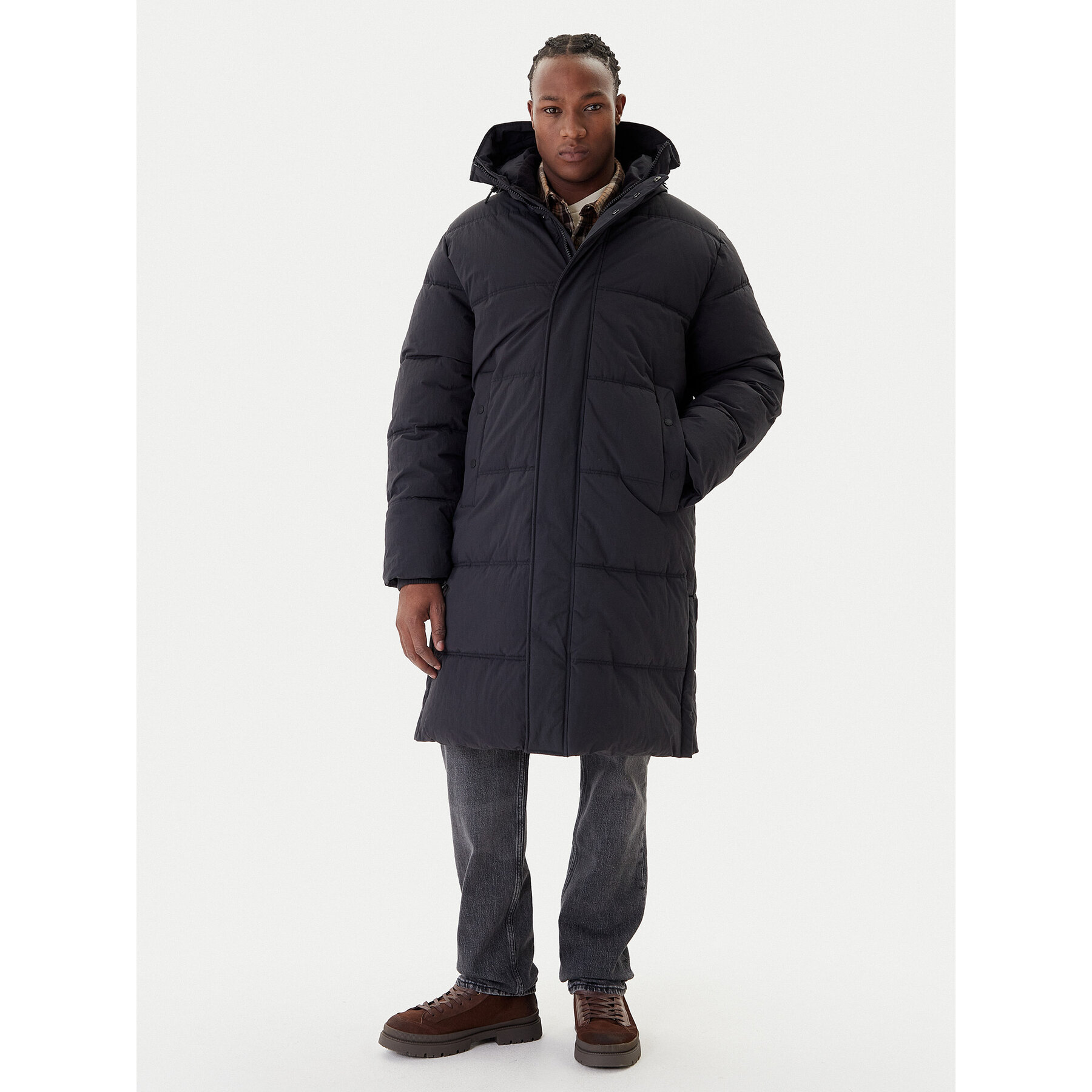 Mustang Kurtka zimowa Leroy 1016897 Czarny Regular Fit