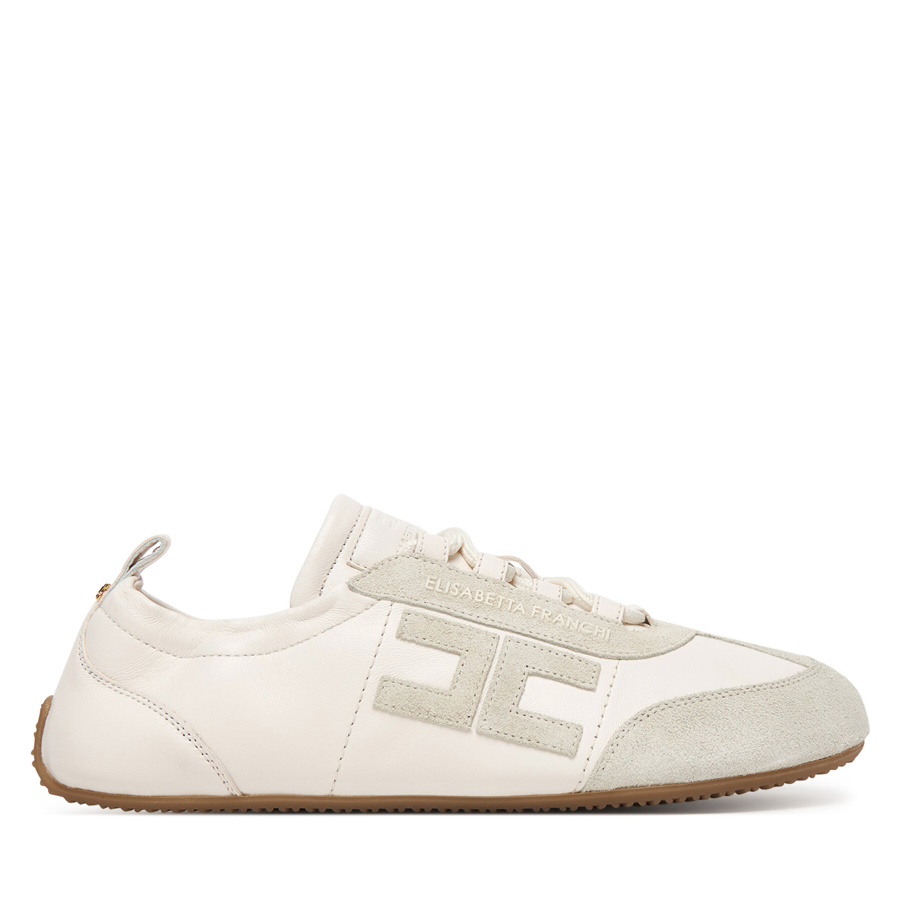 Elisabetta Franchi Sneakersy SA39G61E2 Écru