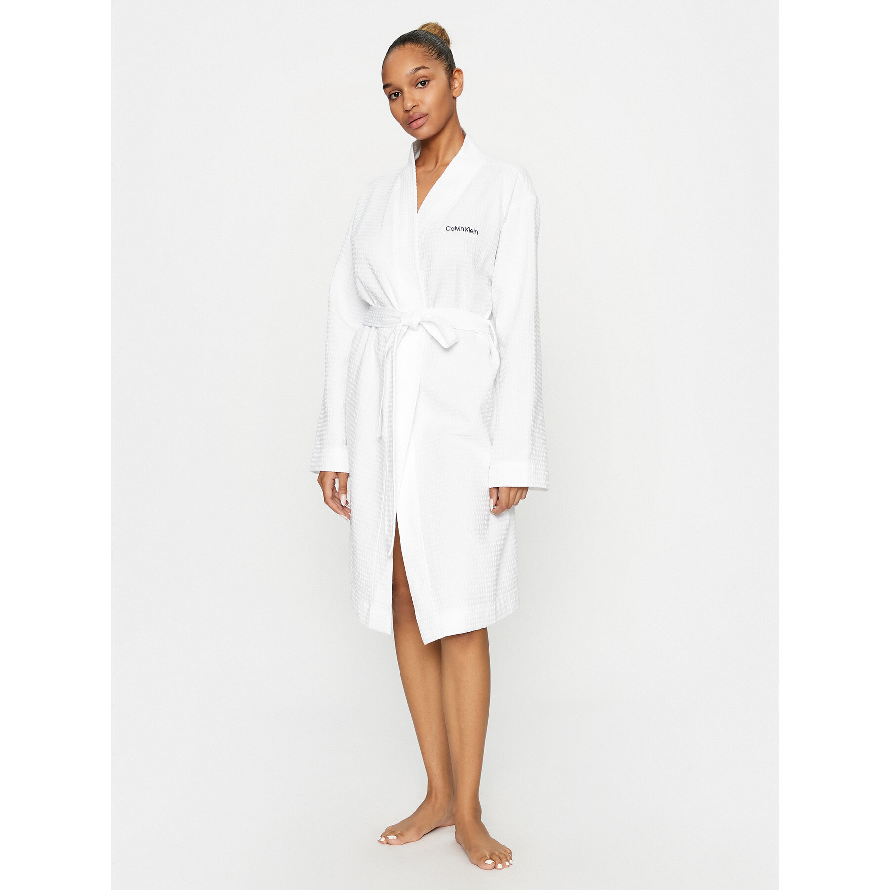 Calvin Klein Underwear Szlafrok 000QS7053E Biały