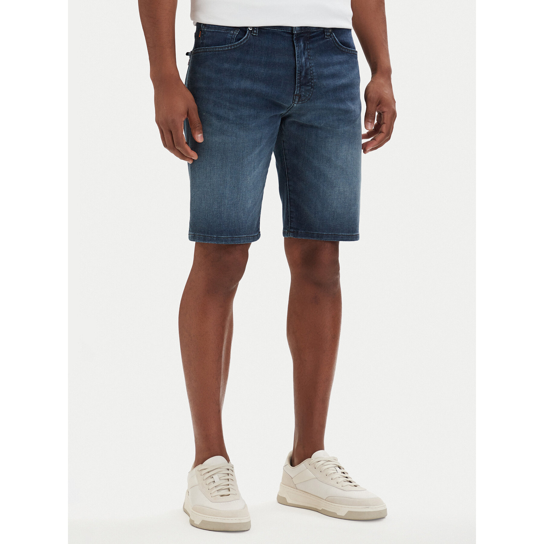 BOSS Szorty jeansowe Re.Maine 50559917 Niebieski Regular Fit