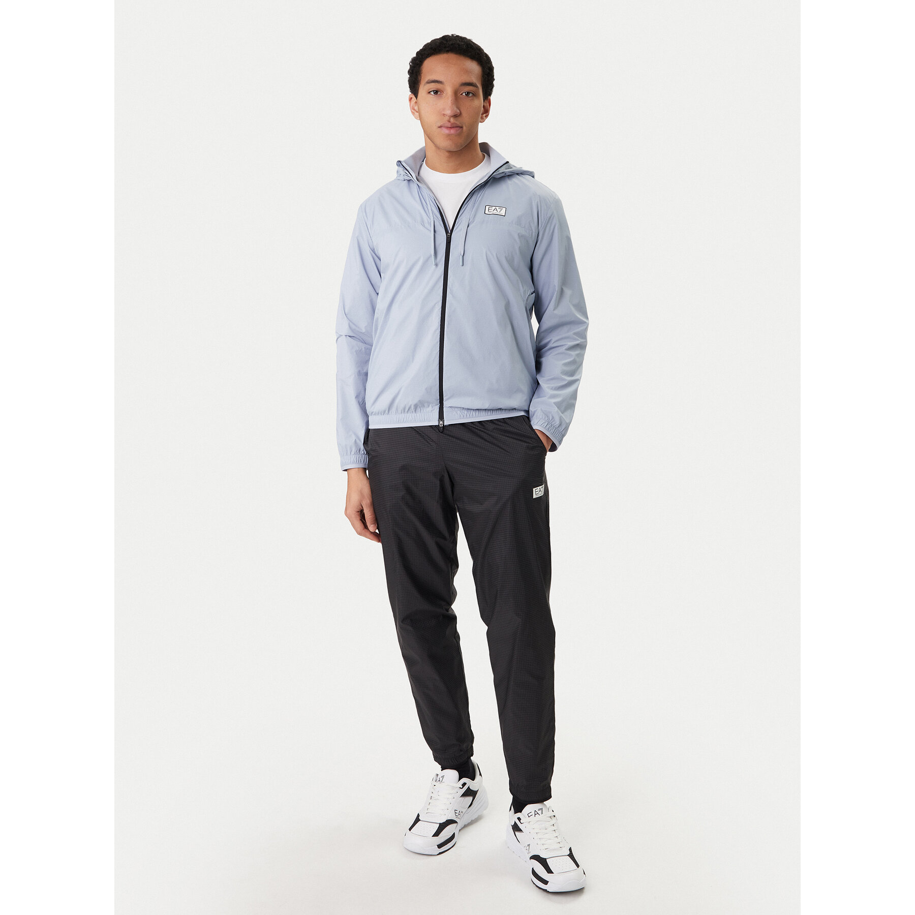 EA7 Emporio Armani Dres 7M001383 AF21521 M9054 Błękitny Regular Fit