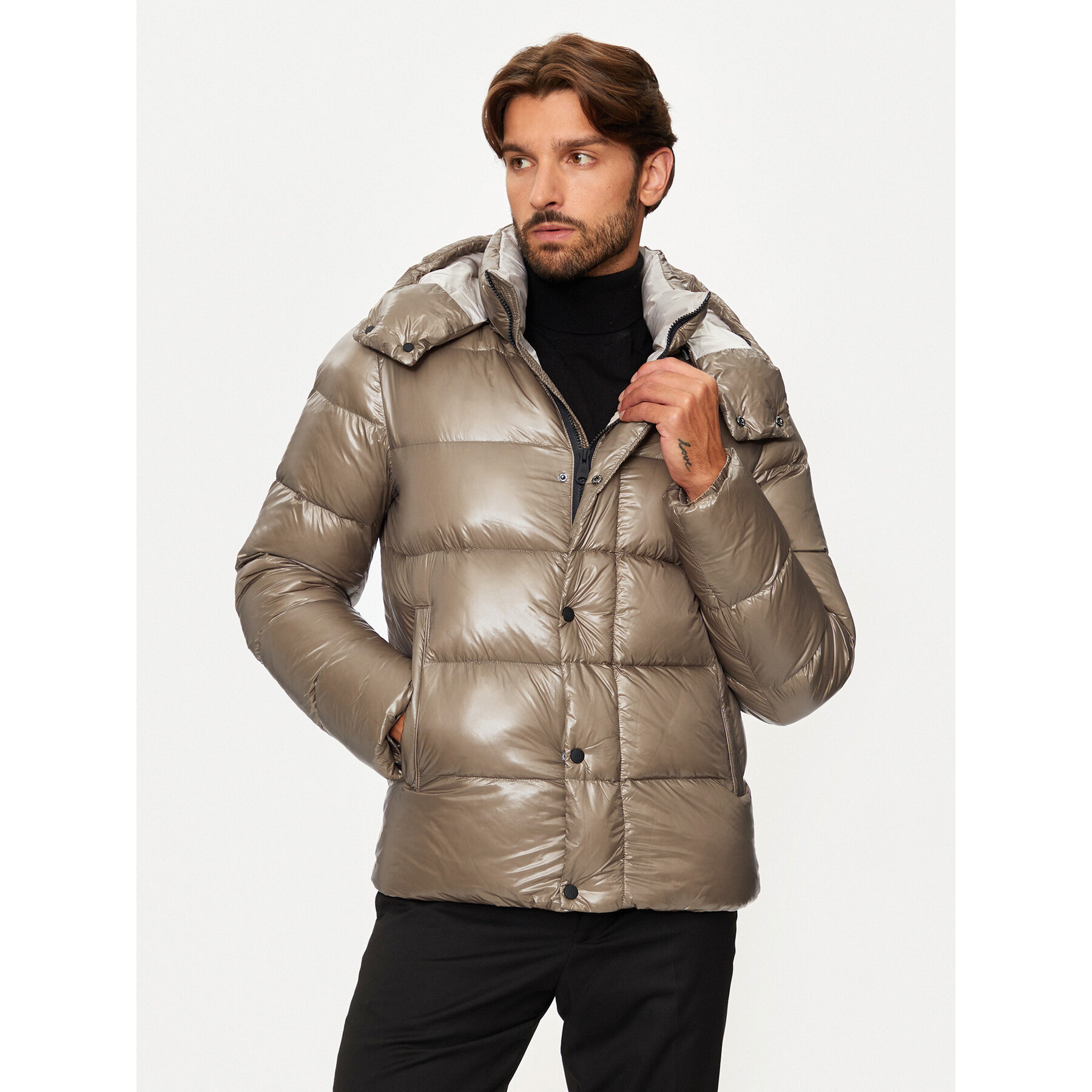 Hetregó Kurtka puchowa Felix 8N563 Beżowy Regular Fit