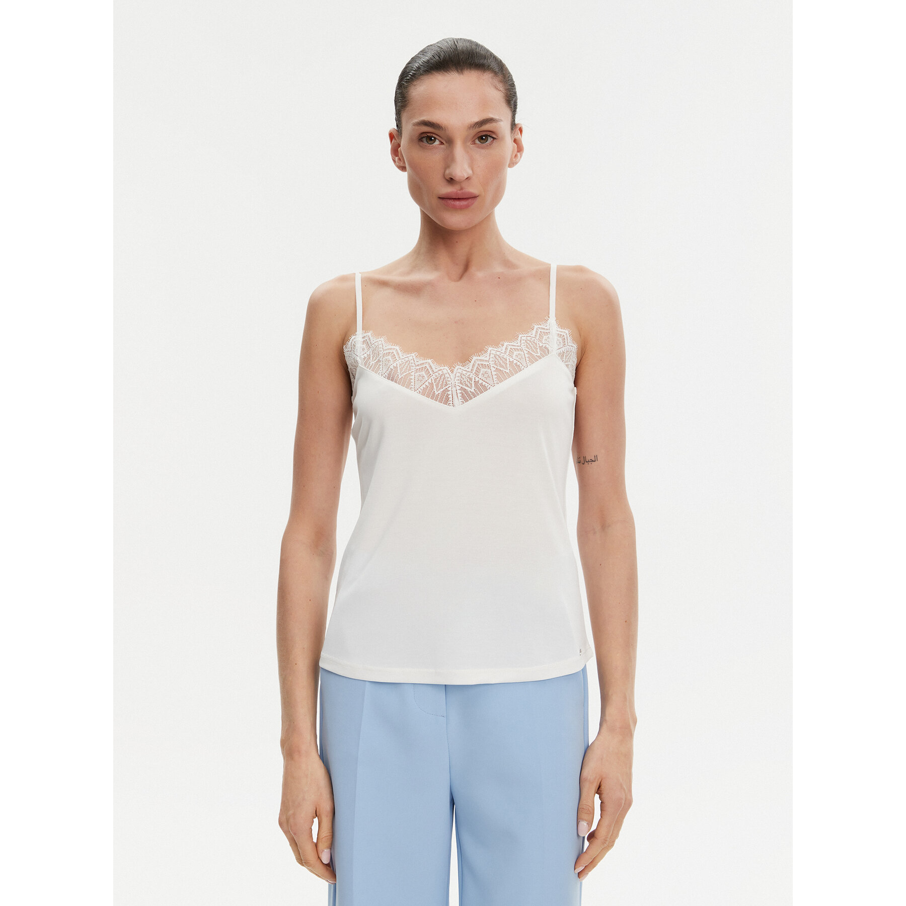 Morgan Top M2BETINA Écru Regular Fit