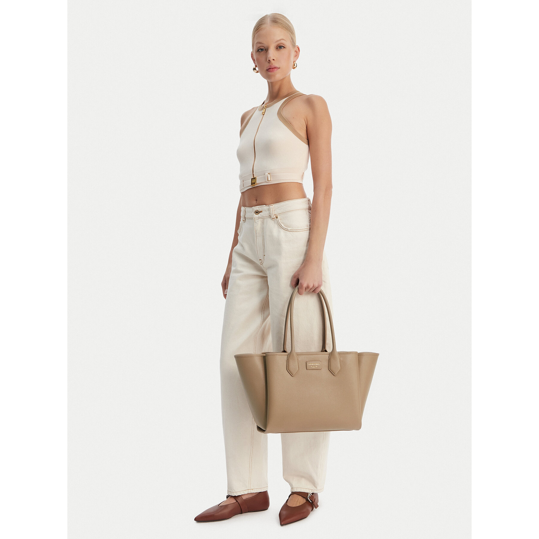 Emporio Armani Torebka EW002330 AF17799 M1345 Brązowy