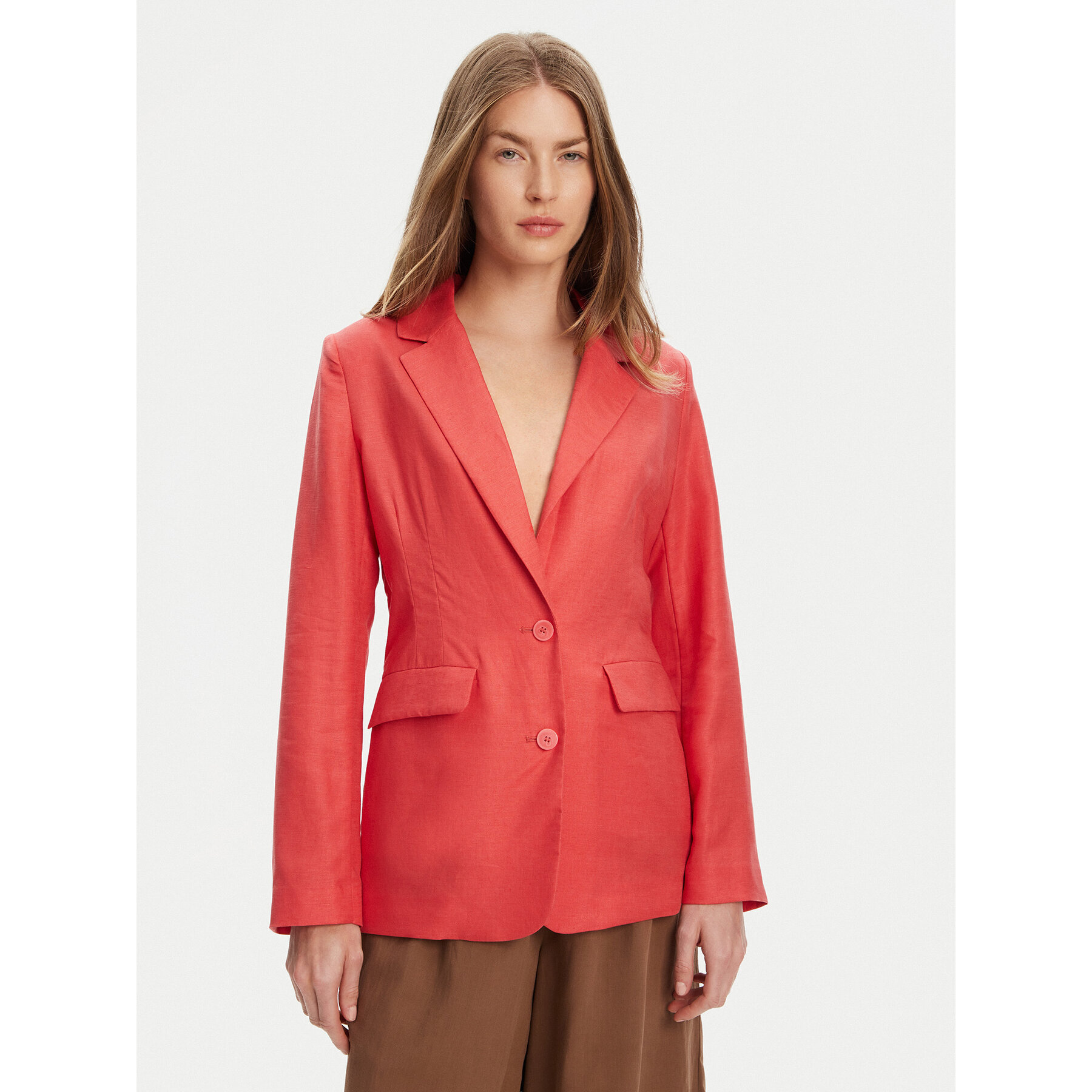 United Colors Of Benetton Marynarka 25BVDW036 Czerwony Regular Fit
