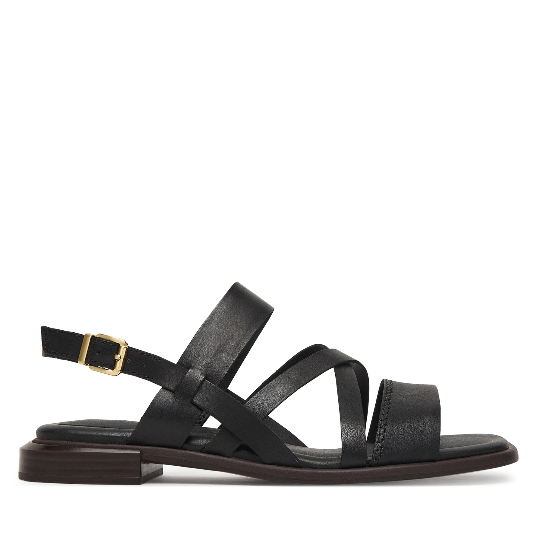Clarks Sandały Ariany Strap 26185800 Czarny