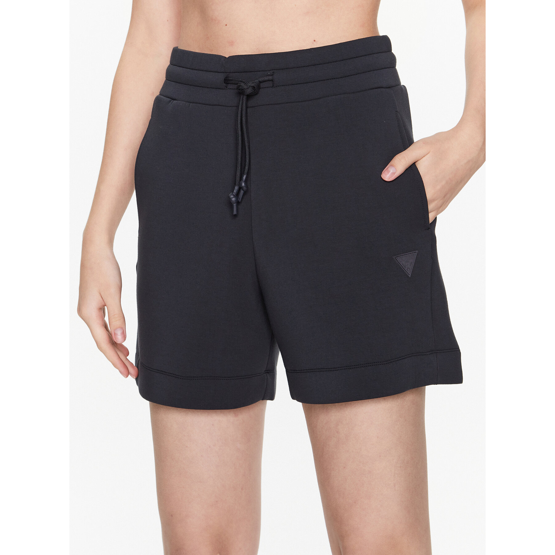 Guess Szorty sportowe Elly V2YD10 K7UW2 Szary Relaxed Fit