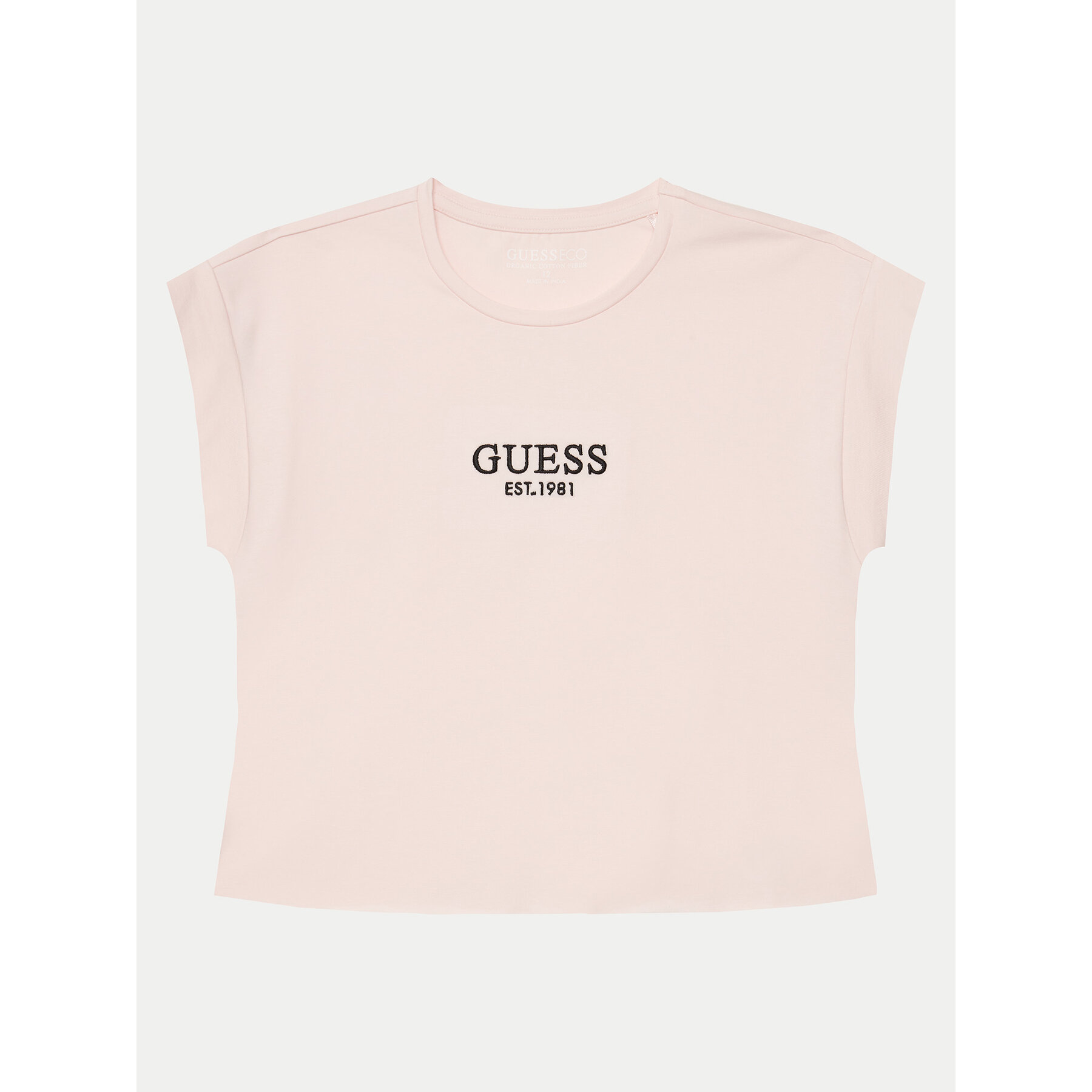 Guess T-Shirt J4BI34 J1314 Różowy Boxy Fit