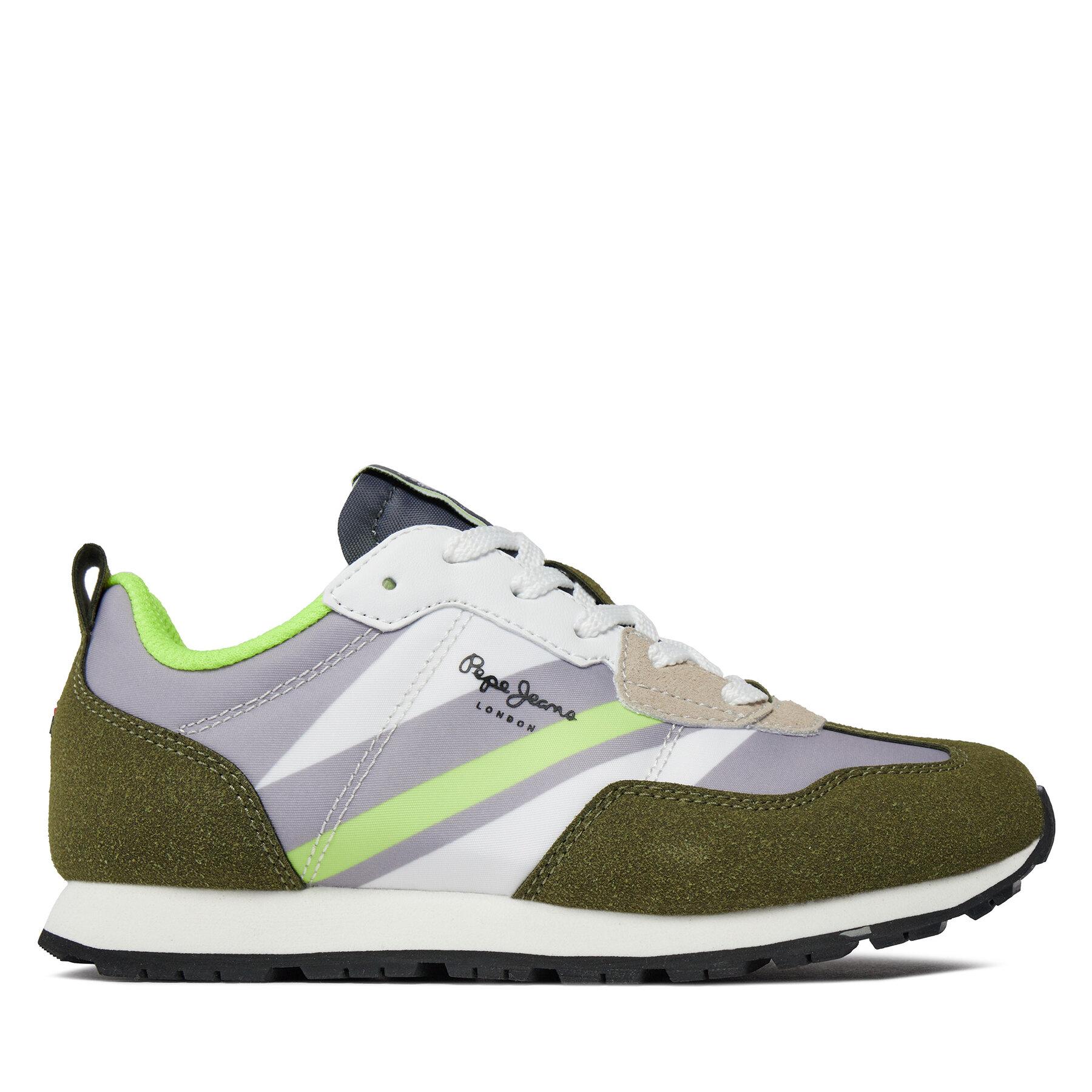 Pepe Jeans Sneakersy Foster Boy Print PBS30554 Zielony
