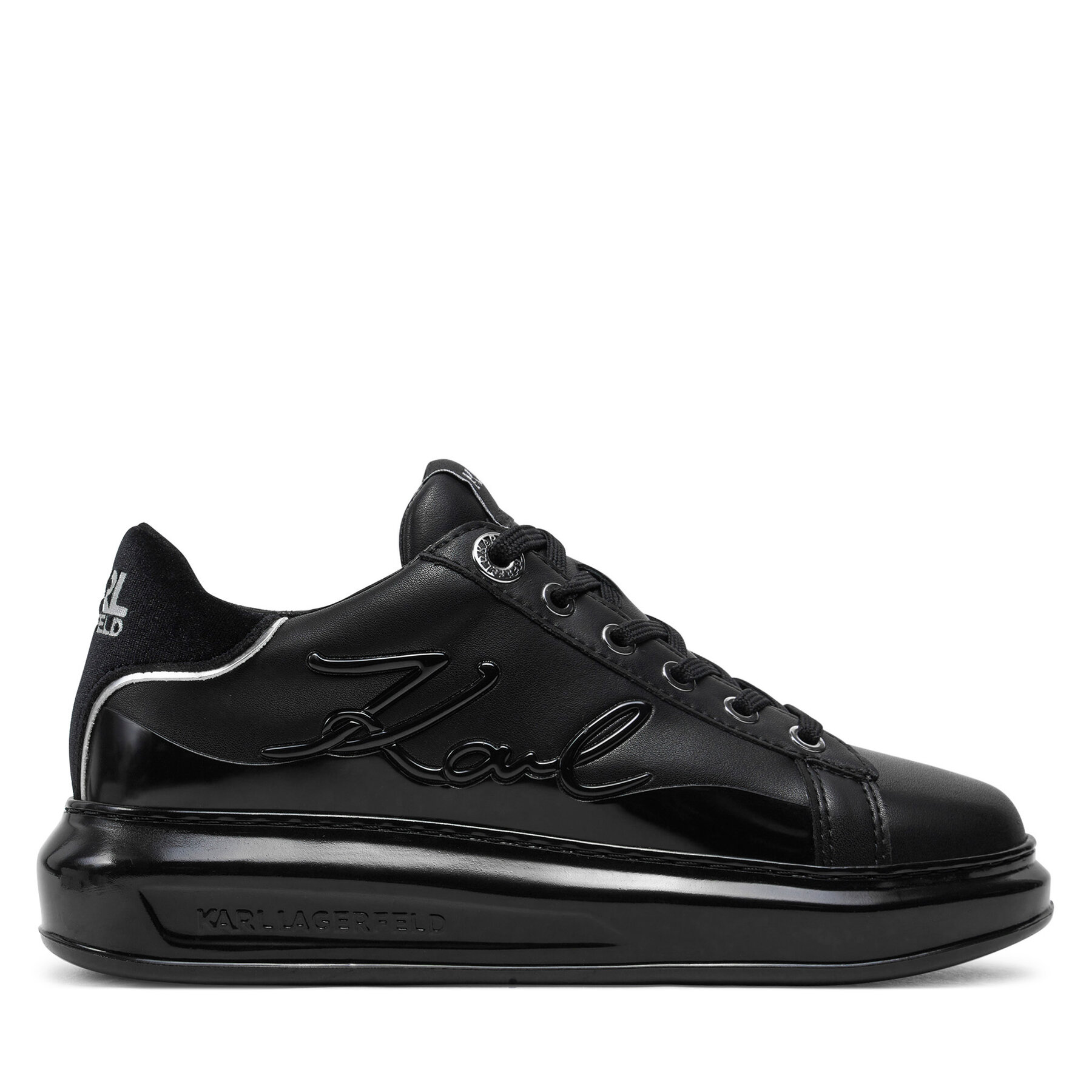 KARL LAGERFELD Sneakersy KL62548F Czarny