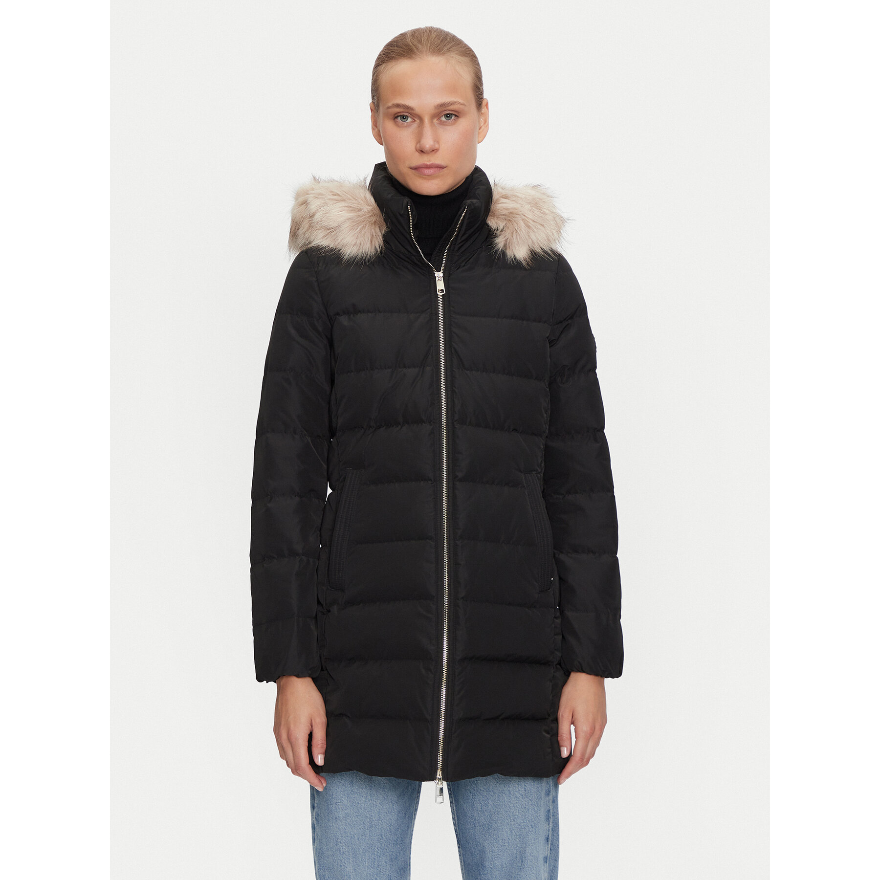 Tommy Hilfiger Kurtka puchowa Heritage WW0WW43234 Czarny Regular Fit