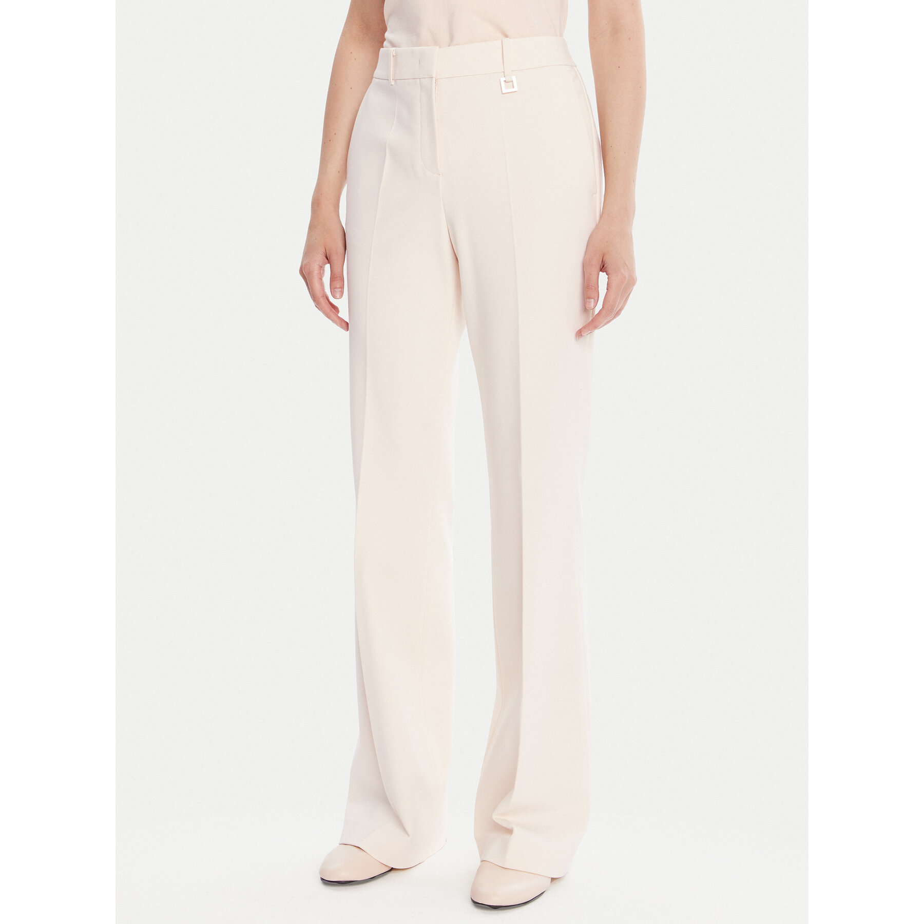 JOOP! Spodnie materiałowe 58 253P58Polina 30047952 Écru Slim Fit