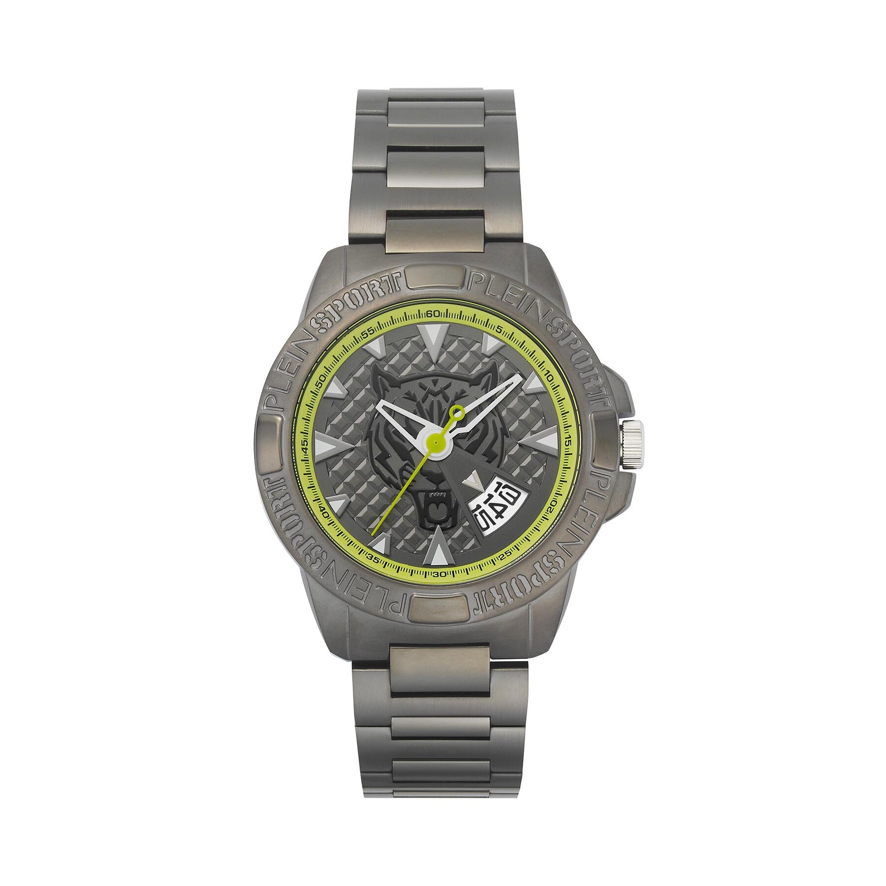 Plein Sport Zegarek Touchdown PSFBA1023 Srebrny
