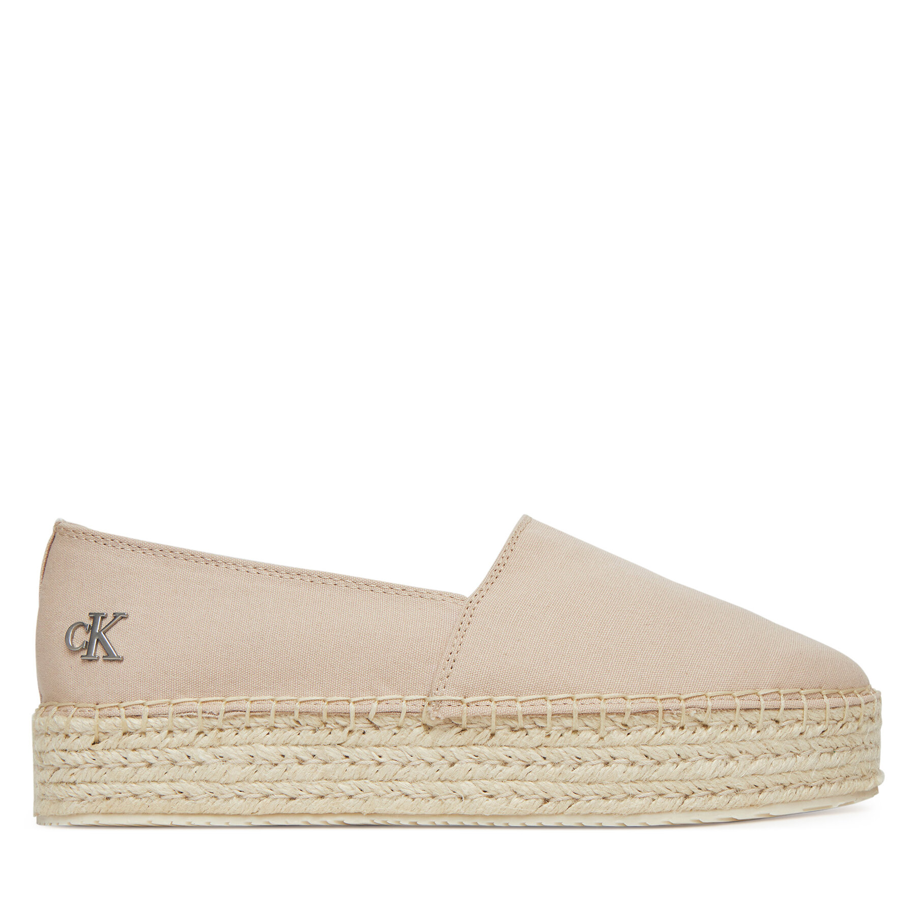 Calvin Klein Jeans Espadryle Flatform Esdparille Mg/Hdw YW0YW01737 Różowy