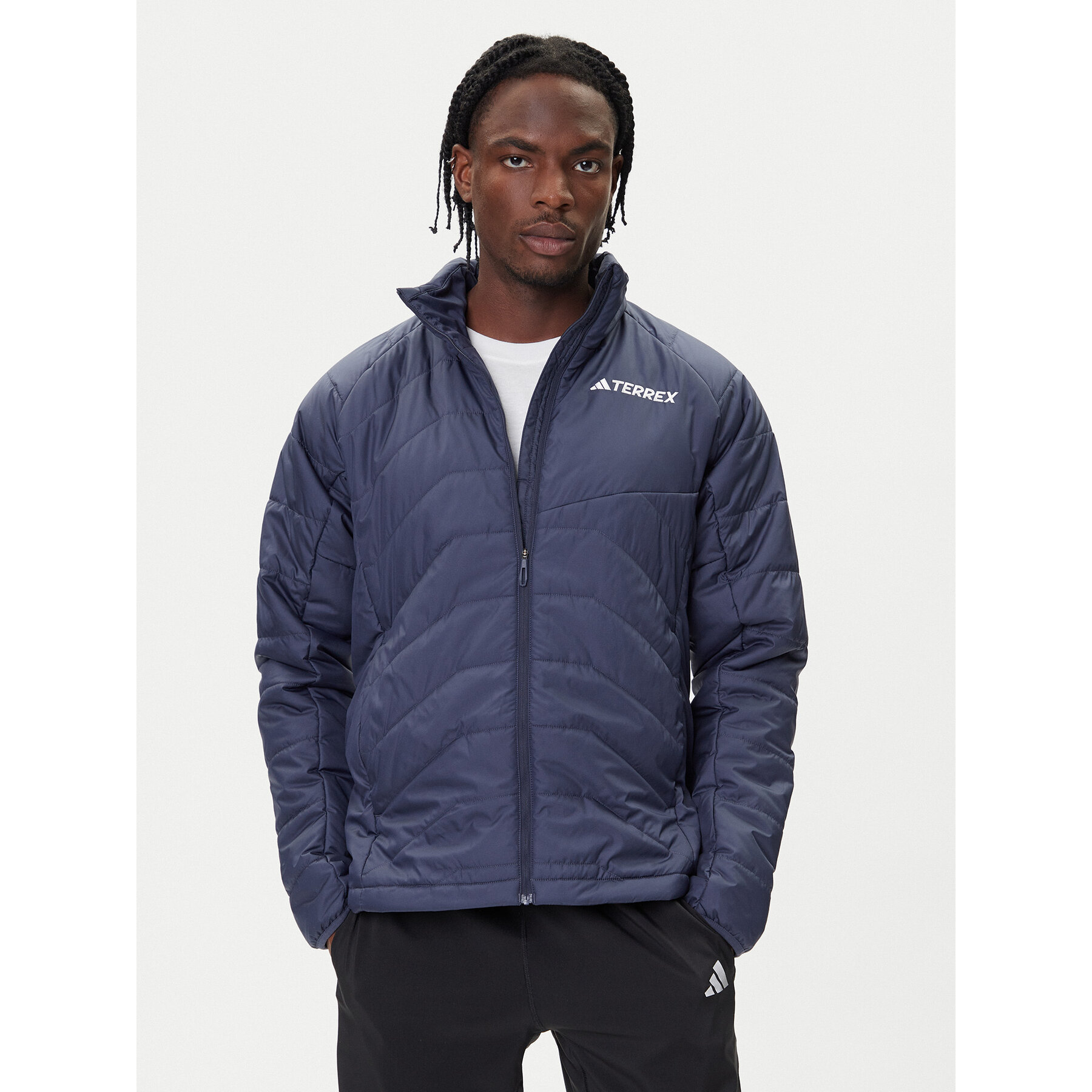 adidas Kurtka outdoor Terrex Multi JL9790 Granatowy Regular Fit