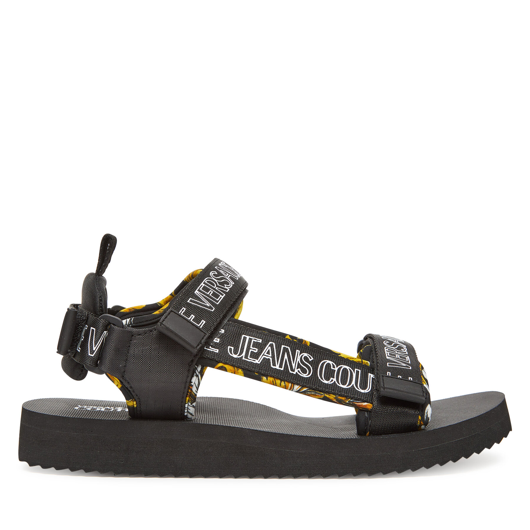 Versace Jeans Couture Sandały 78YA3S7B Czarny