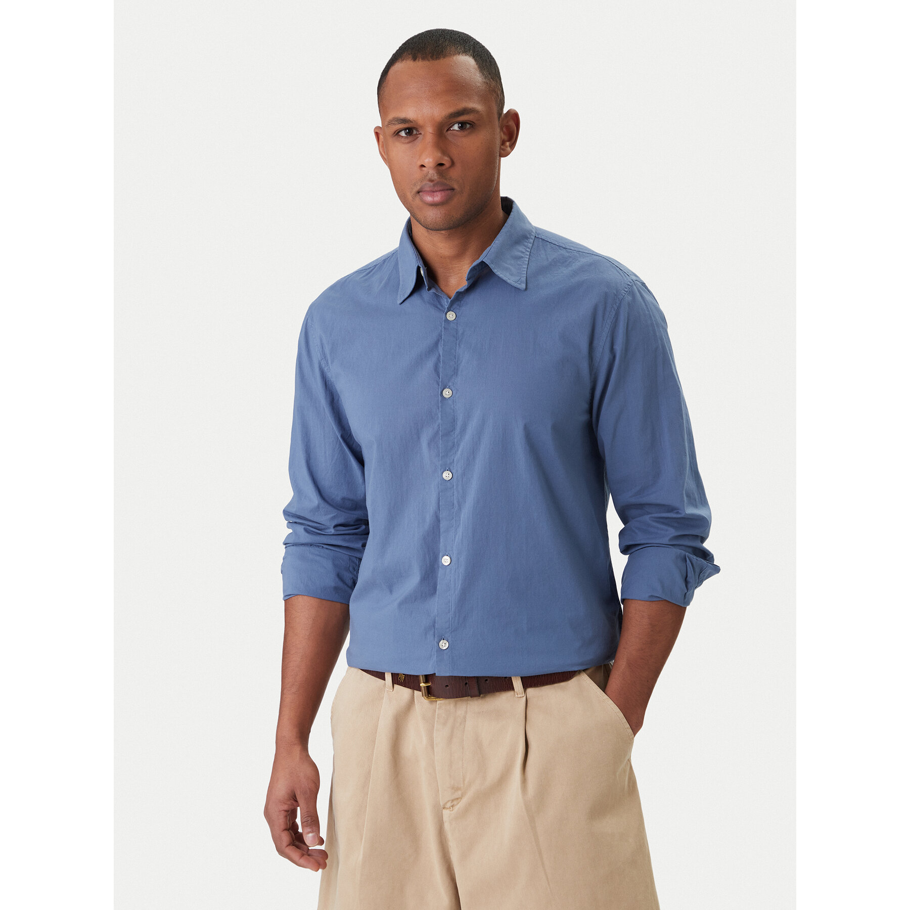 Guess Koszula F6GH02 WN861 Niebieski Regular Fit
